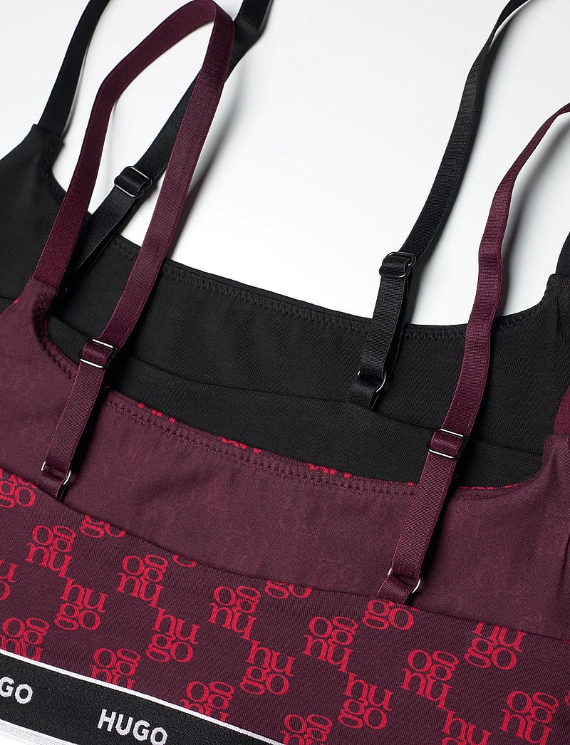 HUGO - TWIN BRALETTE DESIGN - non wired bras - open red - 2