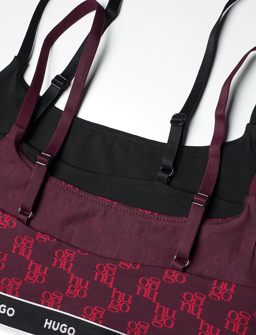 HUGO - TWIN BRALETTE DESIGN - bügellose bhs - open red - 2