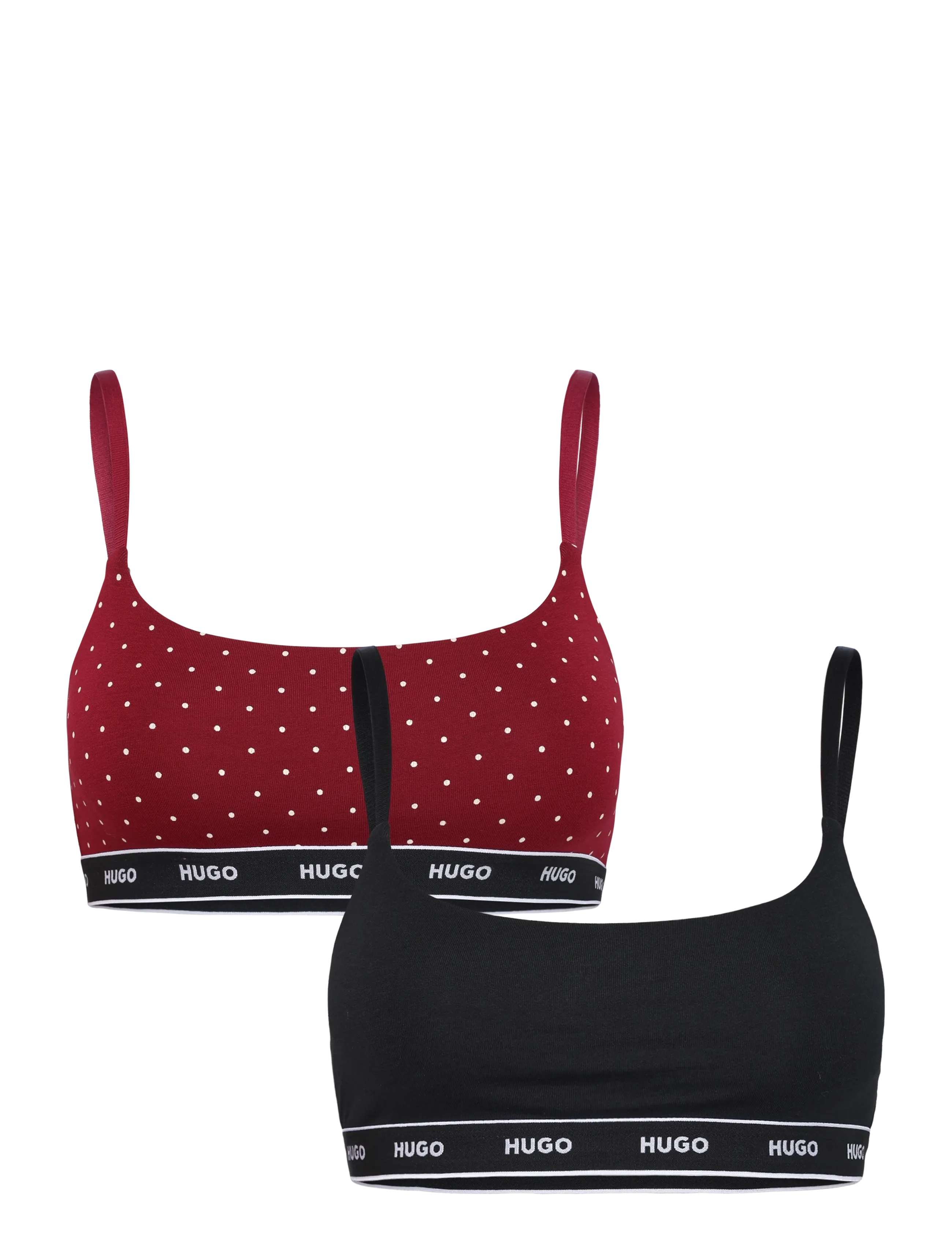 HUGO TWIN BRALETTE DESIGN - Weiche BHs - OPEN RED / red
