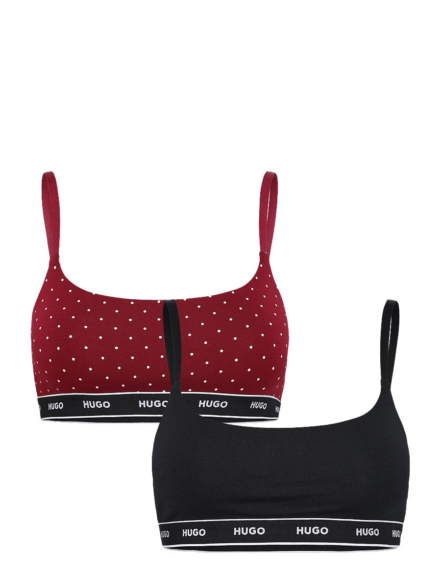 HUGO - TWIN BRALETTE DESIGN - bügellose bhs - open red - 0