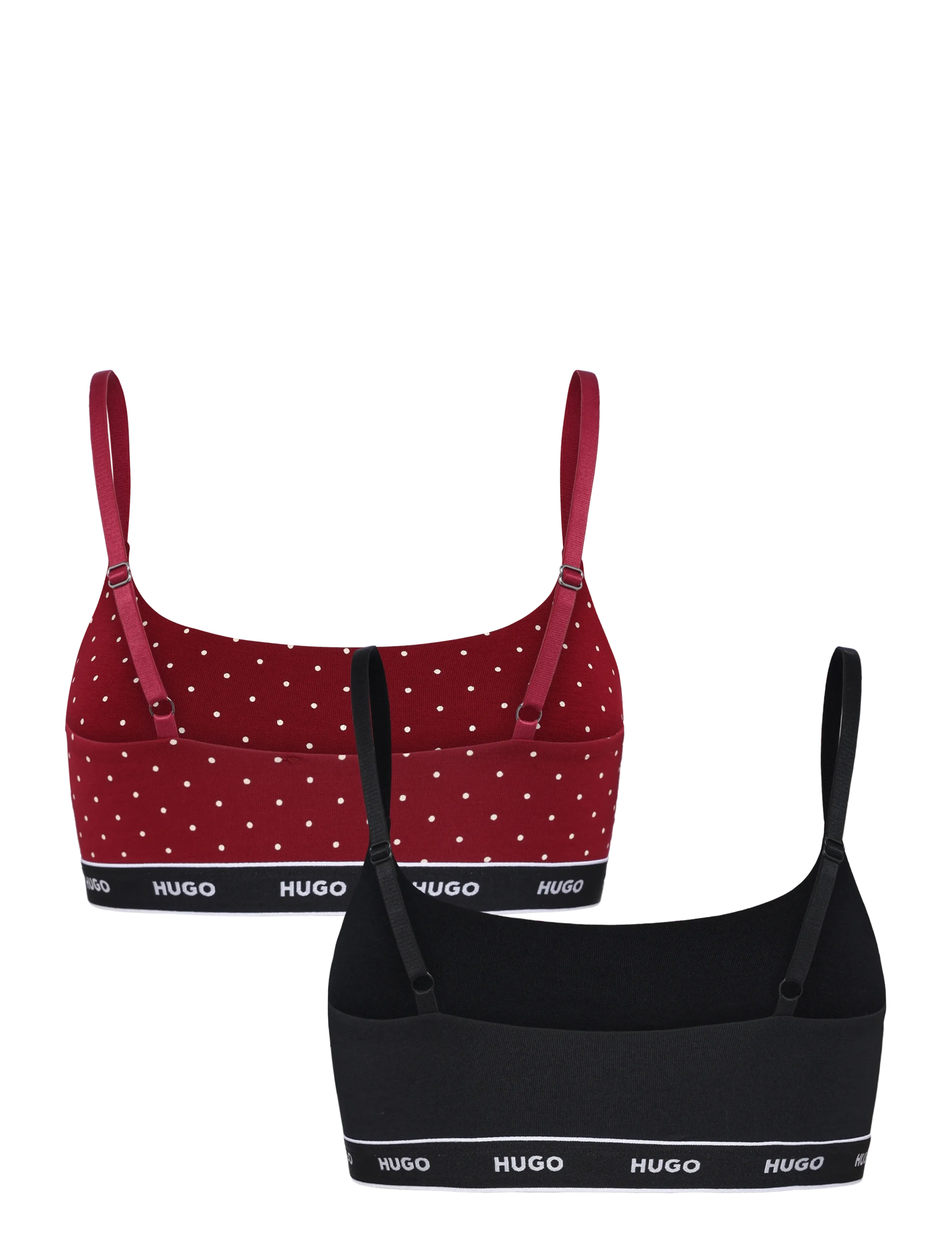 HUGO - TWIN BRALETTE DESIGN - bügellose bhs - open red - 1