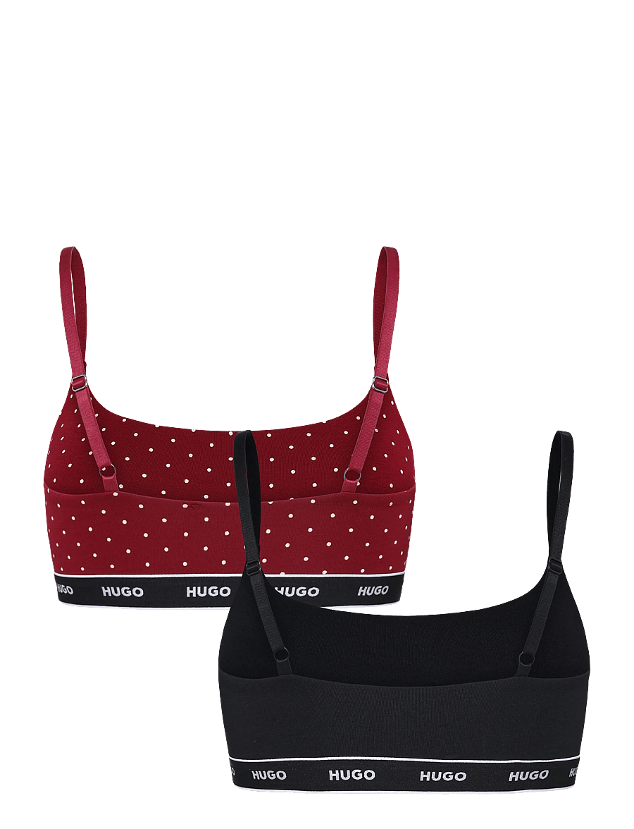 HUGO - TWIN BRALETTE DESIGN - bügellose bhs - open red - 1