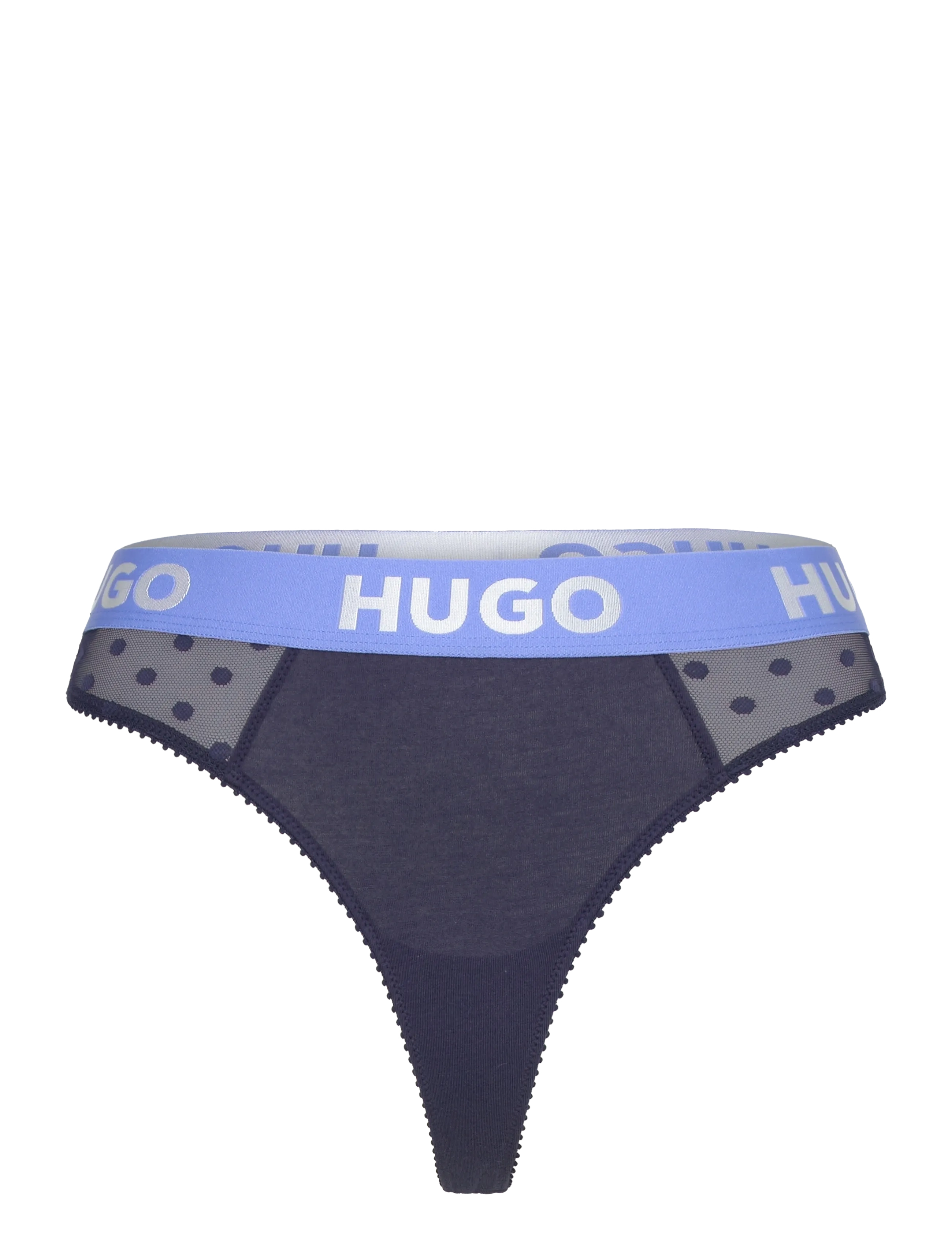 HUGO Stringtanga Sl Design Navy - XS - Damen