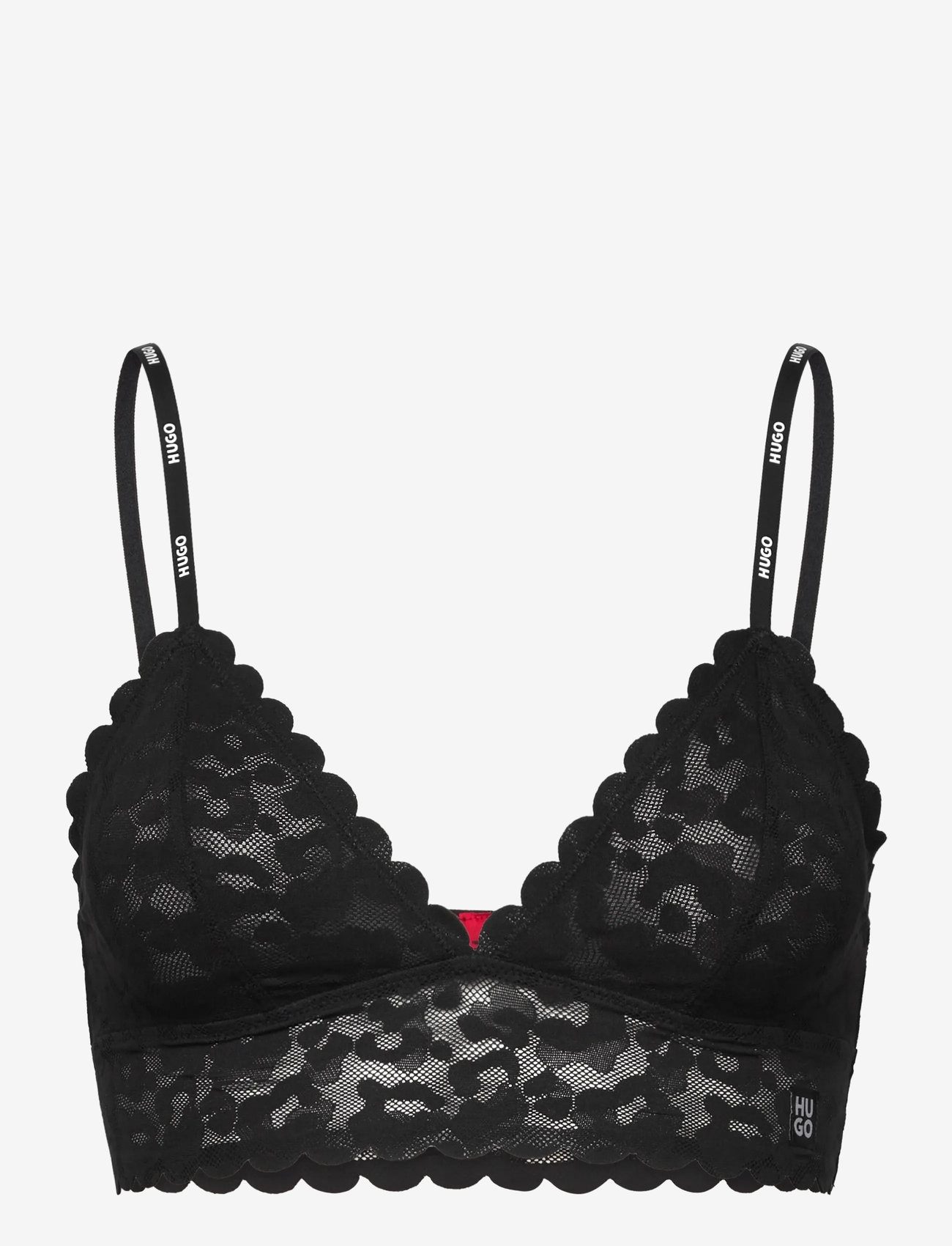 HUGO - TRIANGLE LEO LACE - bralette - black - 0