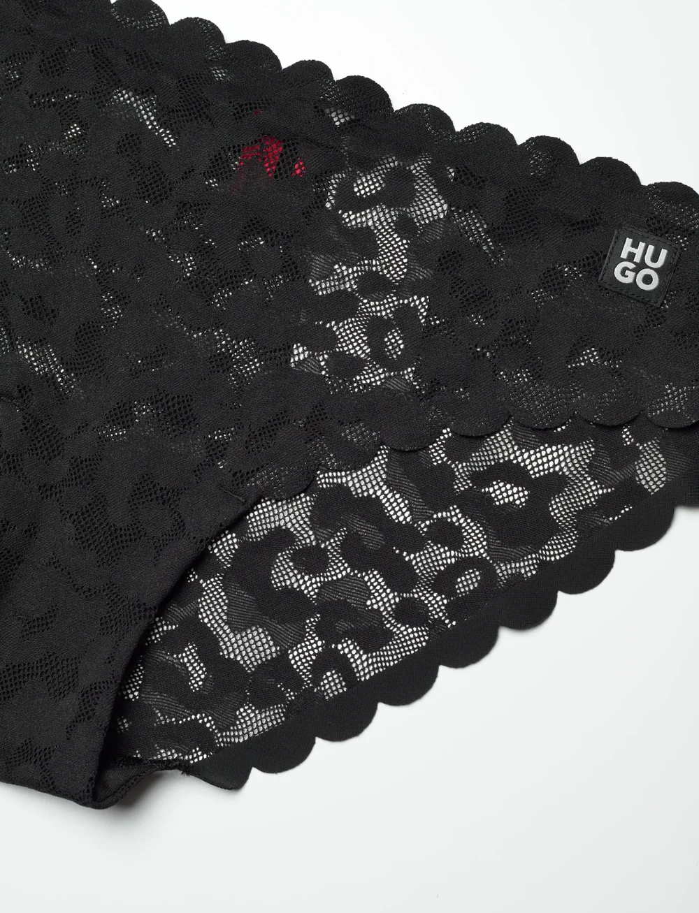 HUGO - BRIEF LEO LACE - majtki - black - 2