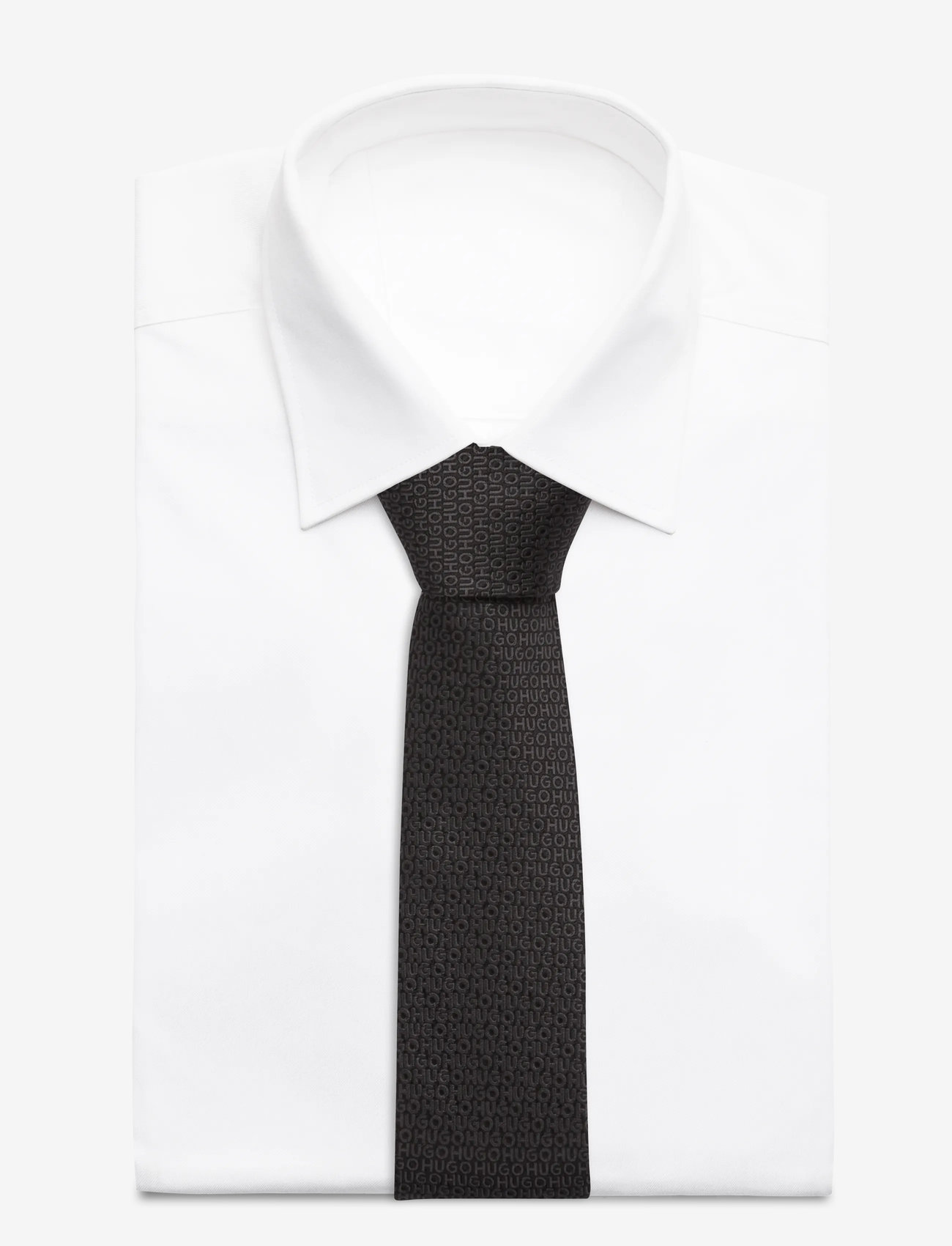 HUGO - Tie cm 6 - lipsud - black - 1