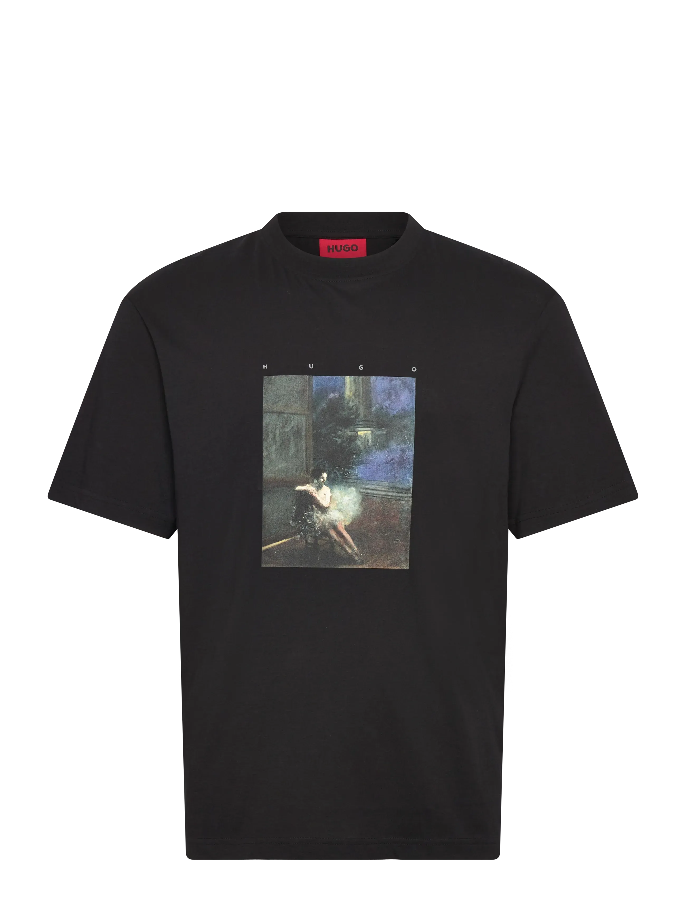 HUGO Dabolos - T-krekli - BLACK / black