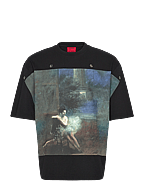 HUGO DOSTALGI - T-shirt con stampa - open grey HUGO DOSTALGI - T-shirt con stampa - open grey
