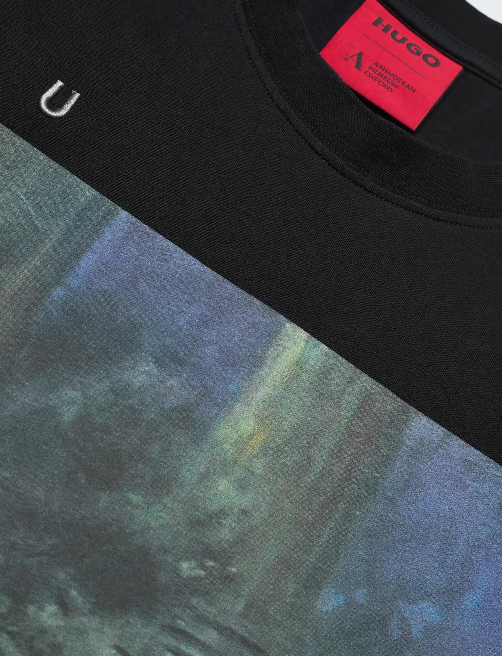 HUGO - Dabilo - lühikeste varrukatega t-särgid - black - 2