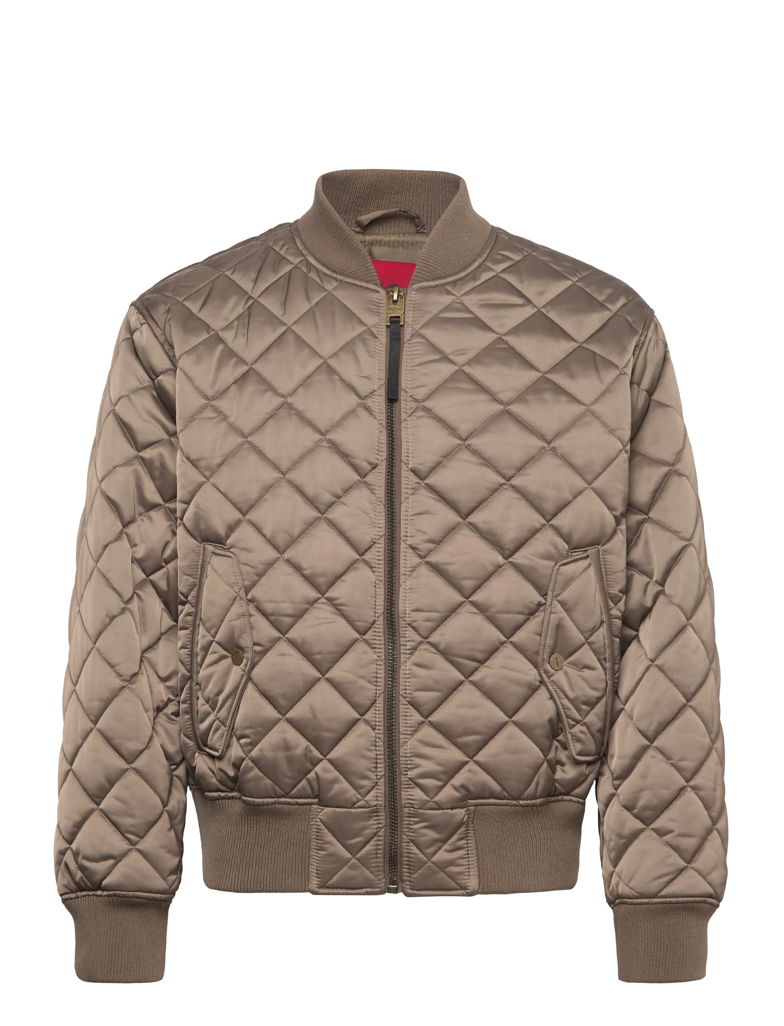 HUGO Bicol2541 - Spring jackets - MEDIUM GREY / beige