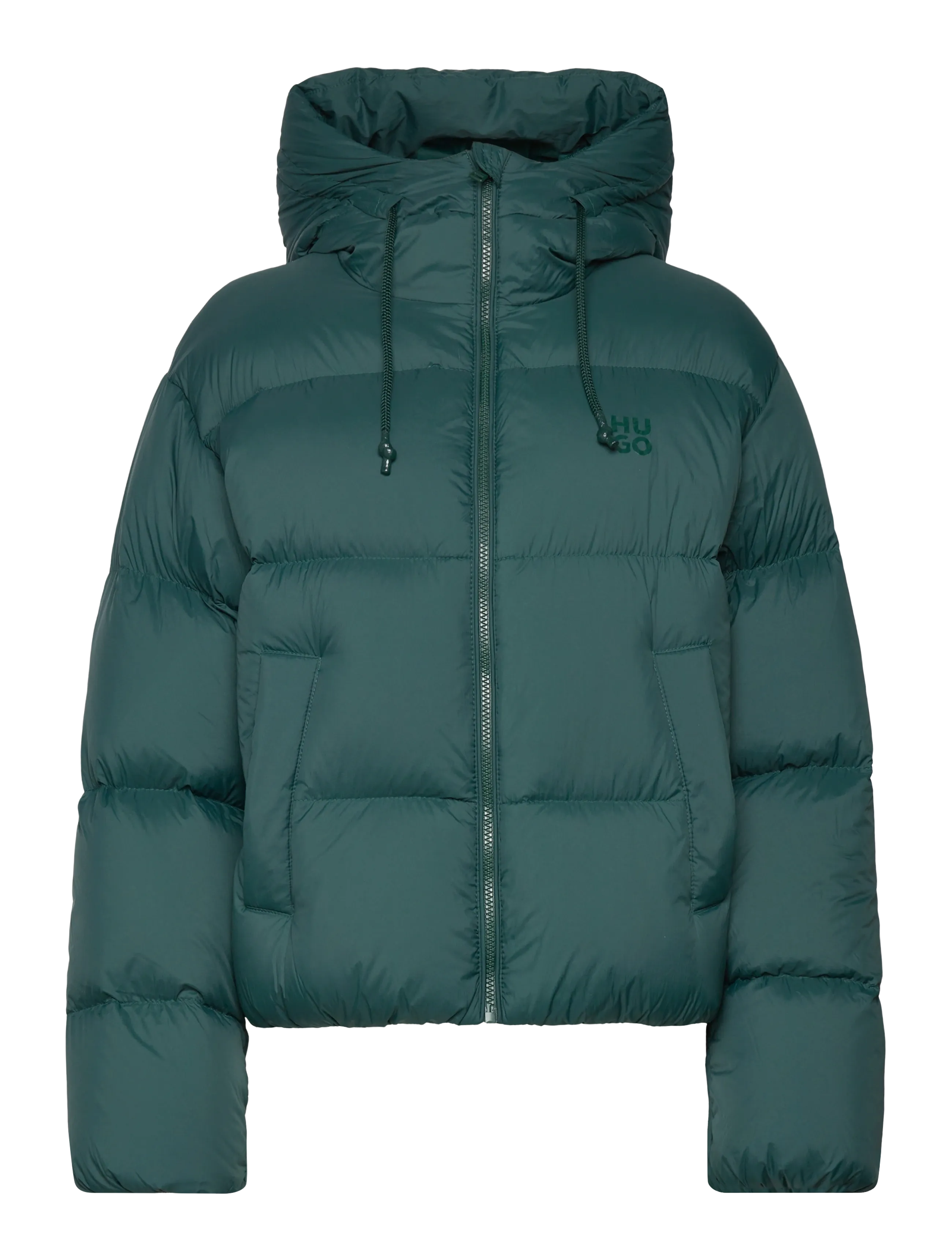 HUGO Francesca-1 - Down- & padded jackets - DARK GREEN / green