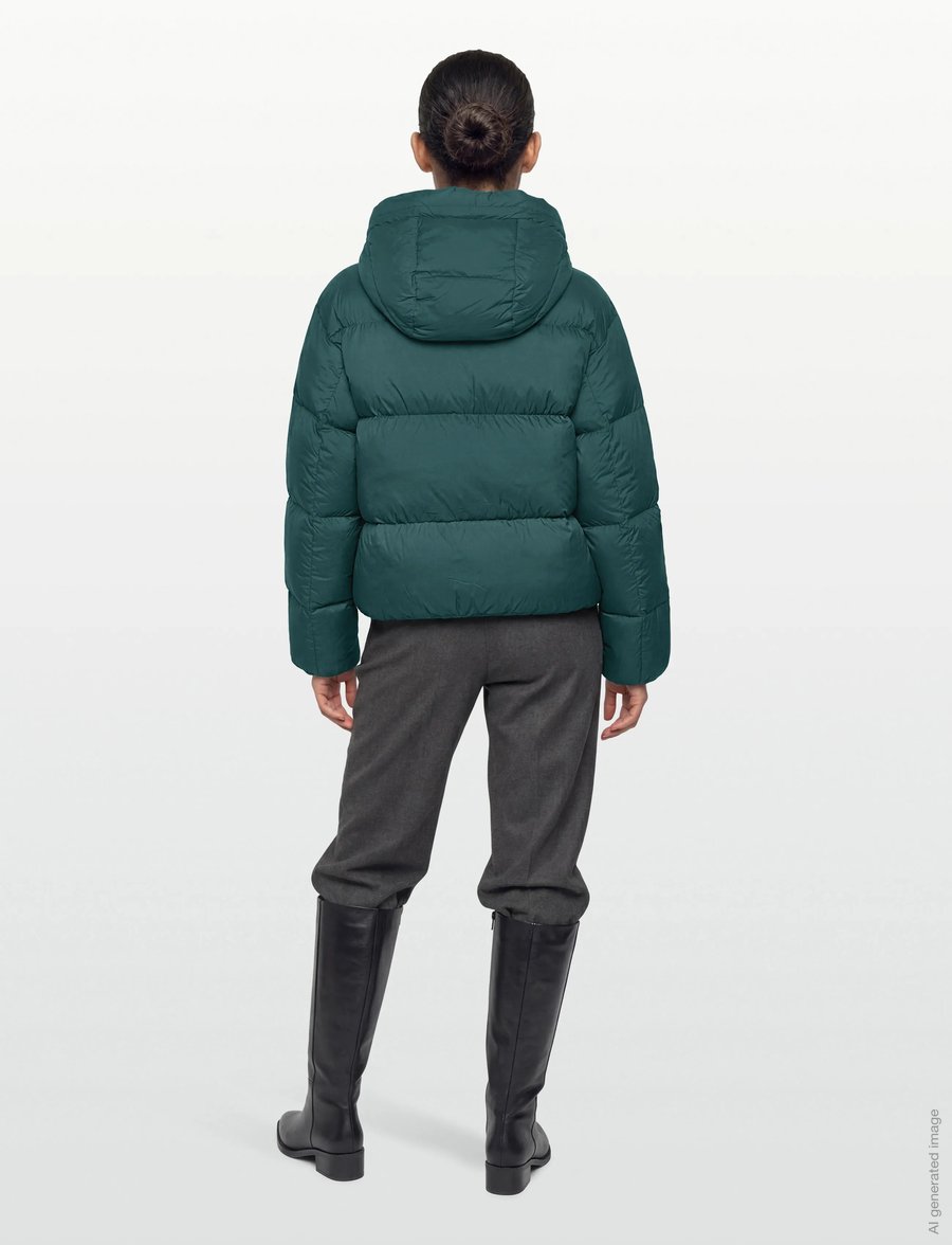 HUGO - Francesca-1 - winterjacken - dark green - 4