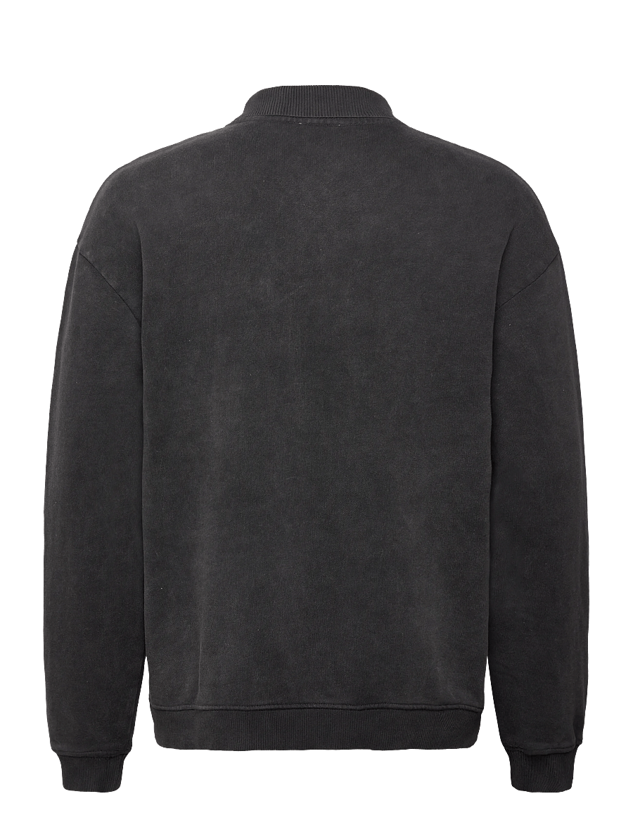 HUGO - Delwy - långärmade pikéer - charcoal - 1