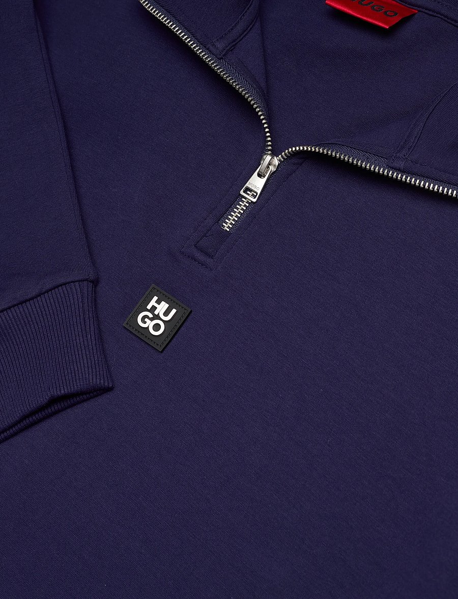 HUGO - Danovotop - half zip jumpers - navy - 2