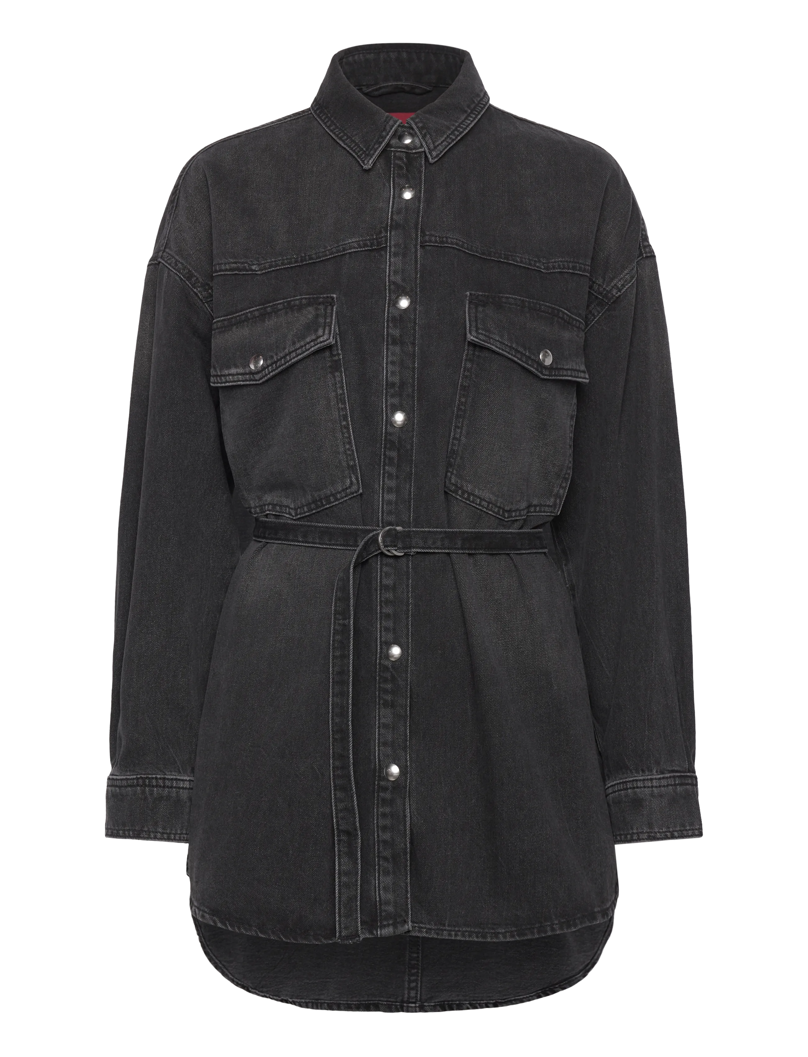 HUGO Gelena_2 - Transitional Layering - CHARCOAL / black