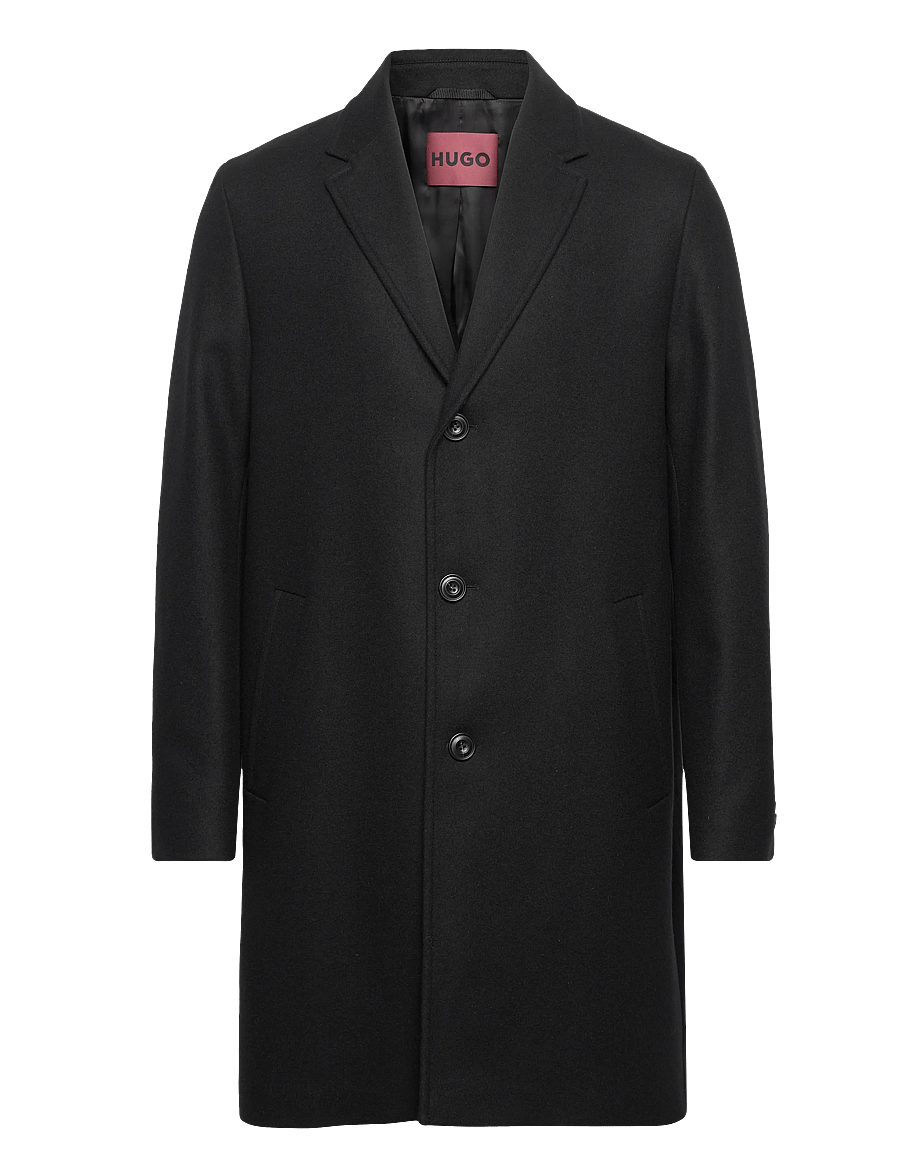 HUGO - Malte2541 - wollmäntel - black - 0