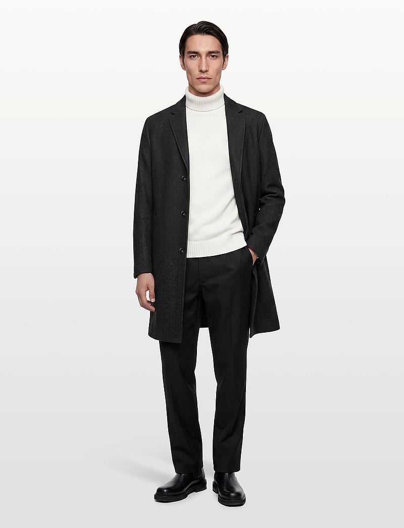 HUGO - Malte2541 - wollmäntel - black - 0