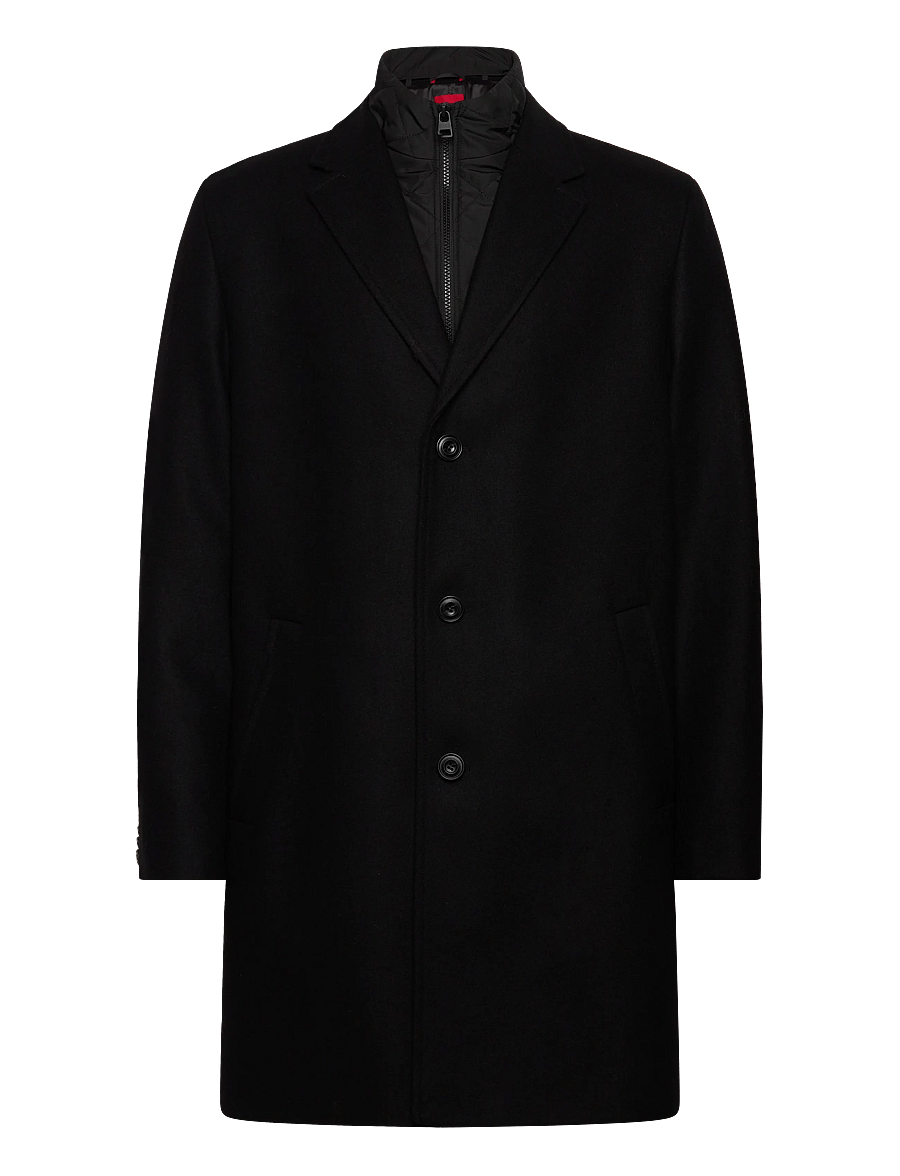 HUGO - Milogan2541 - wollmäntel - black - 0