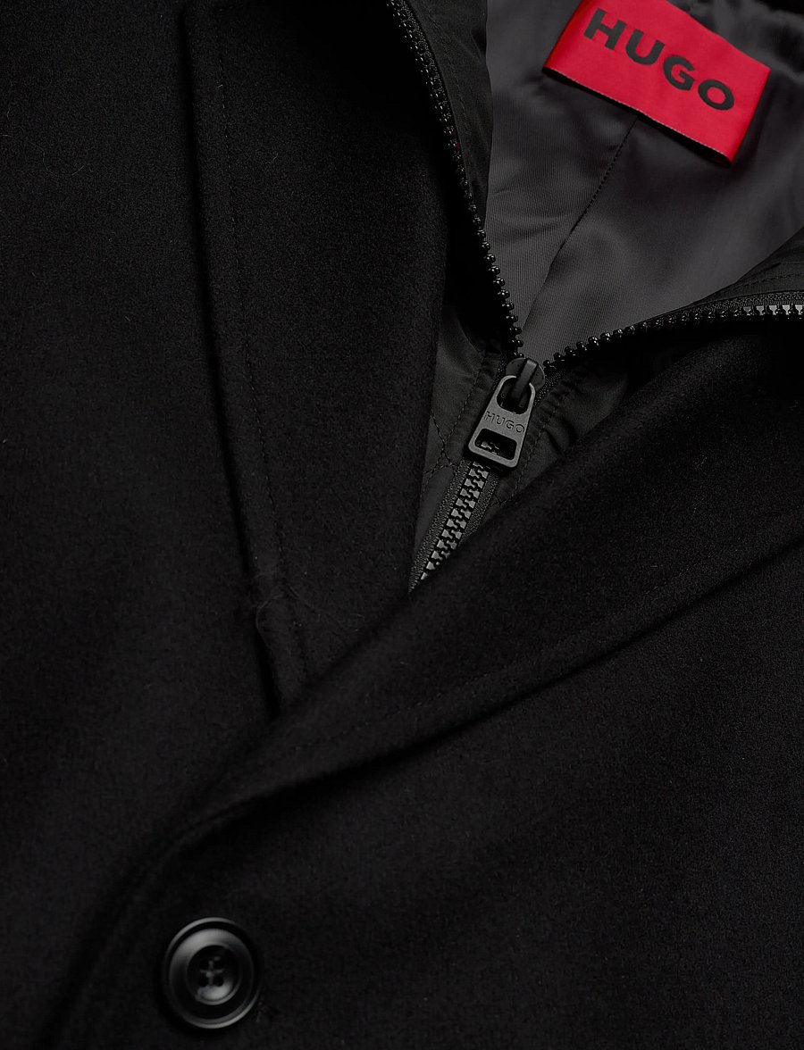HUGO - Milogan2541 - wollmäntel - black - 2
