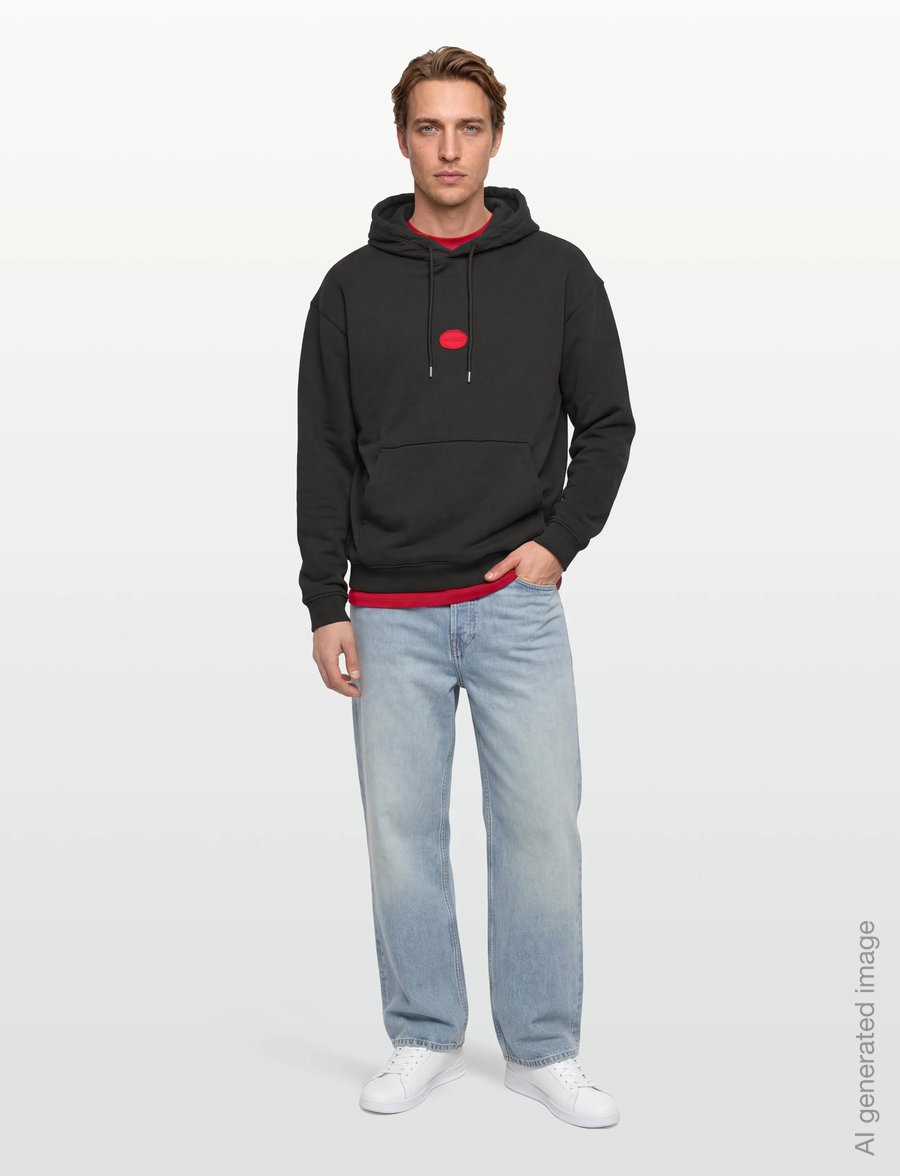 HUGO - Dilvano - hoodies - black - 0