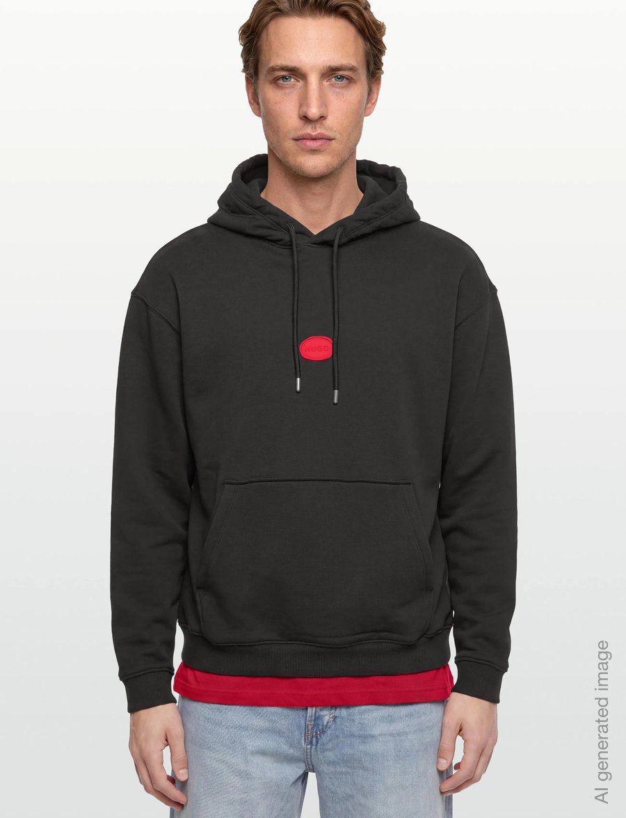 HUGO - Dilvano - hoodies - black - 3