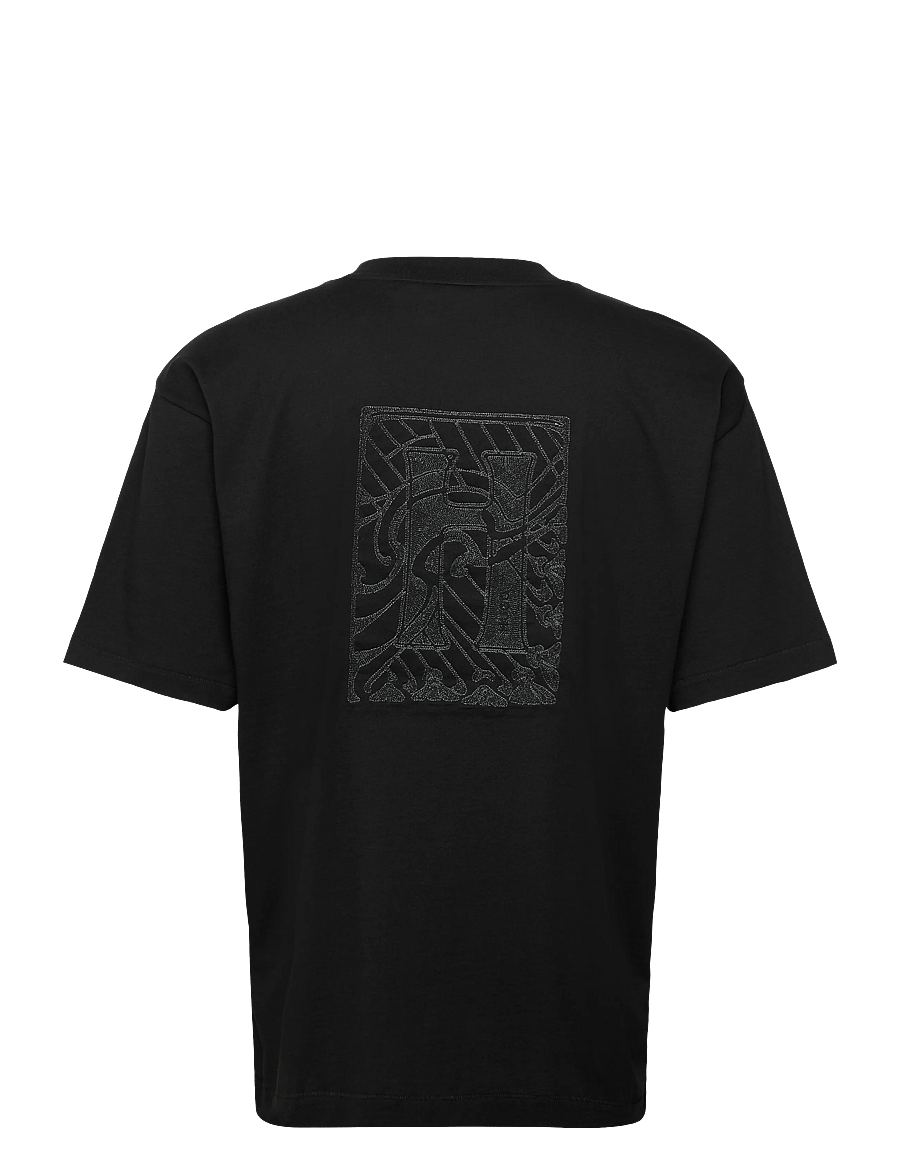 HUGO - Dadsu - lühikeste varrukatega t-särgid - black - 1
