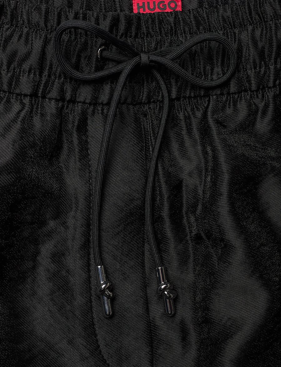 HUGO - Hawila-1 - wide leg trousers - black - 3