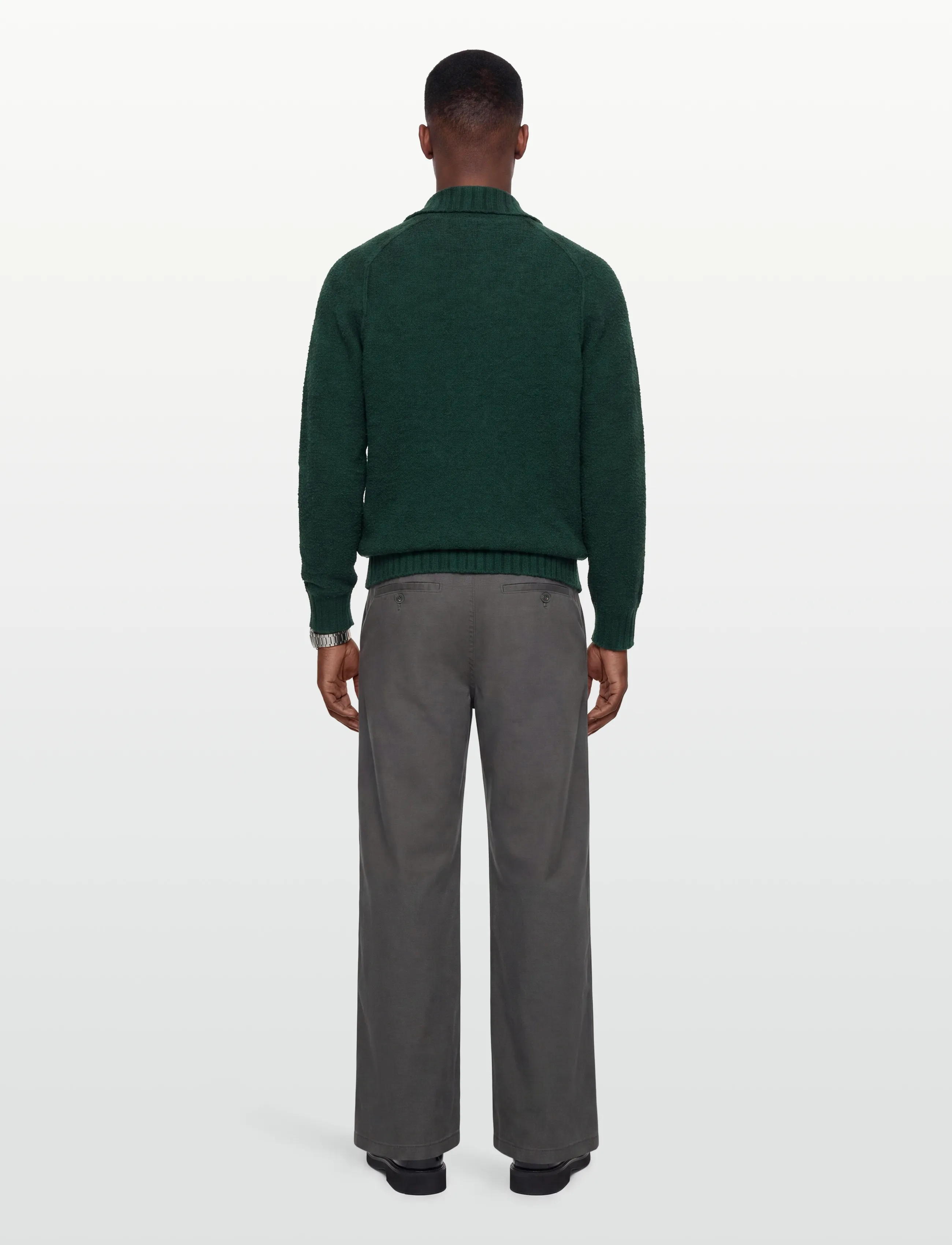 HUGO - San Joseph - cardigans - open green - 4
