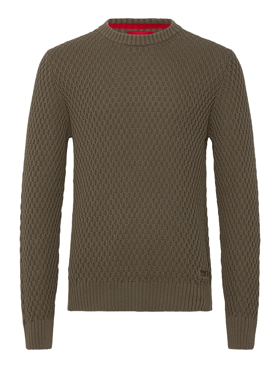 HUGO - Syer - rundhals - medium grey - 0