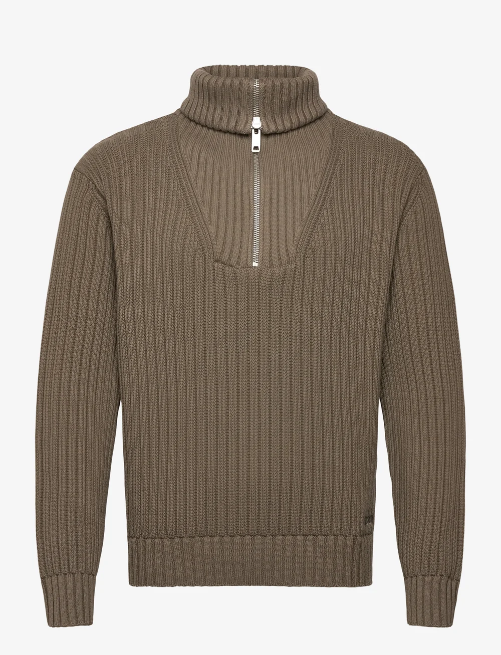 HUGO - Srigg - half zip - medium grey - 2