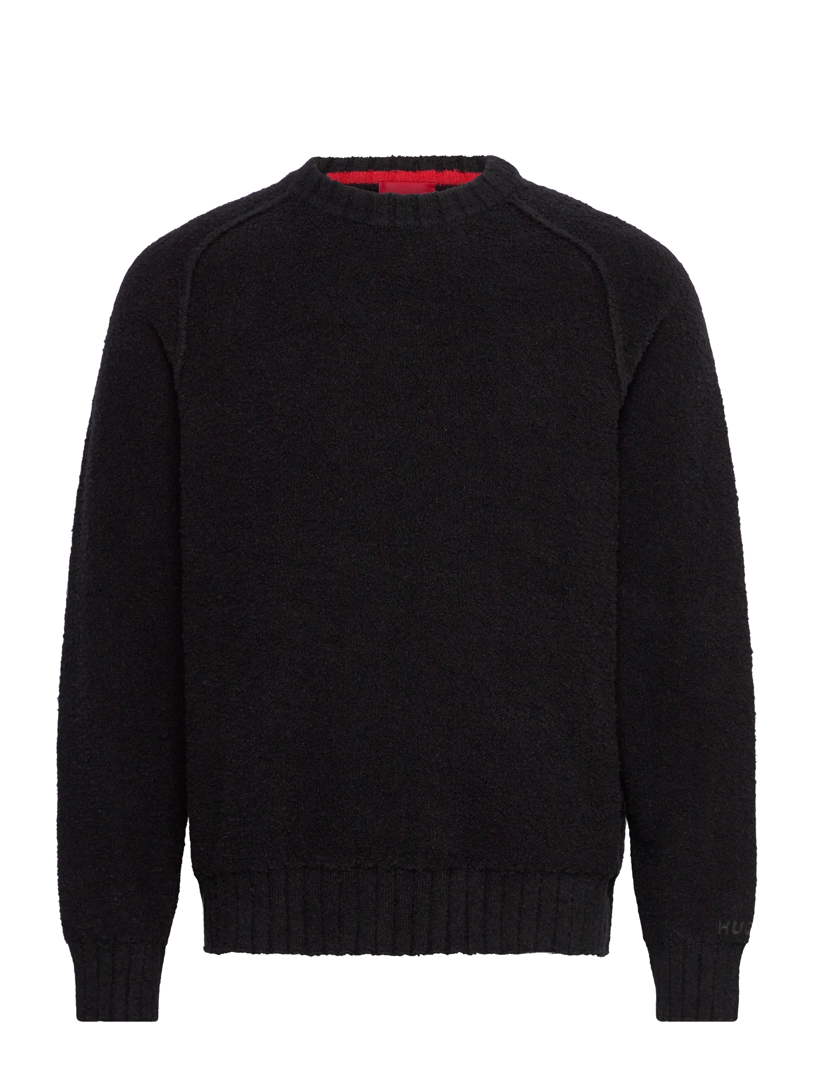 HUGO San Christopher, S, Knitwear, Schwarz - Round Necks, Männerswear