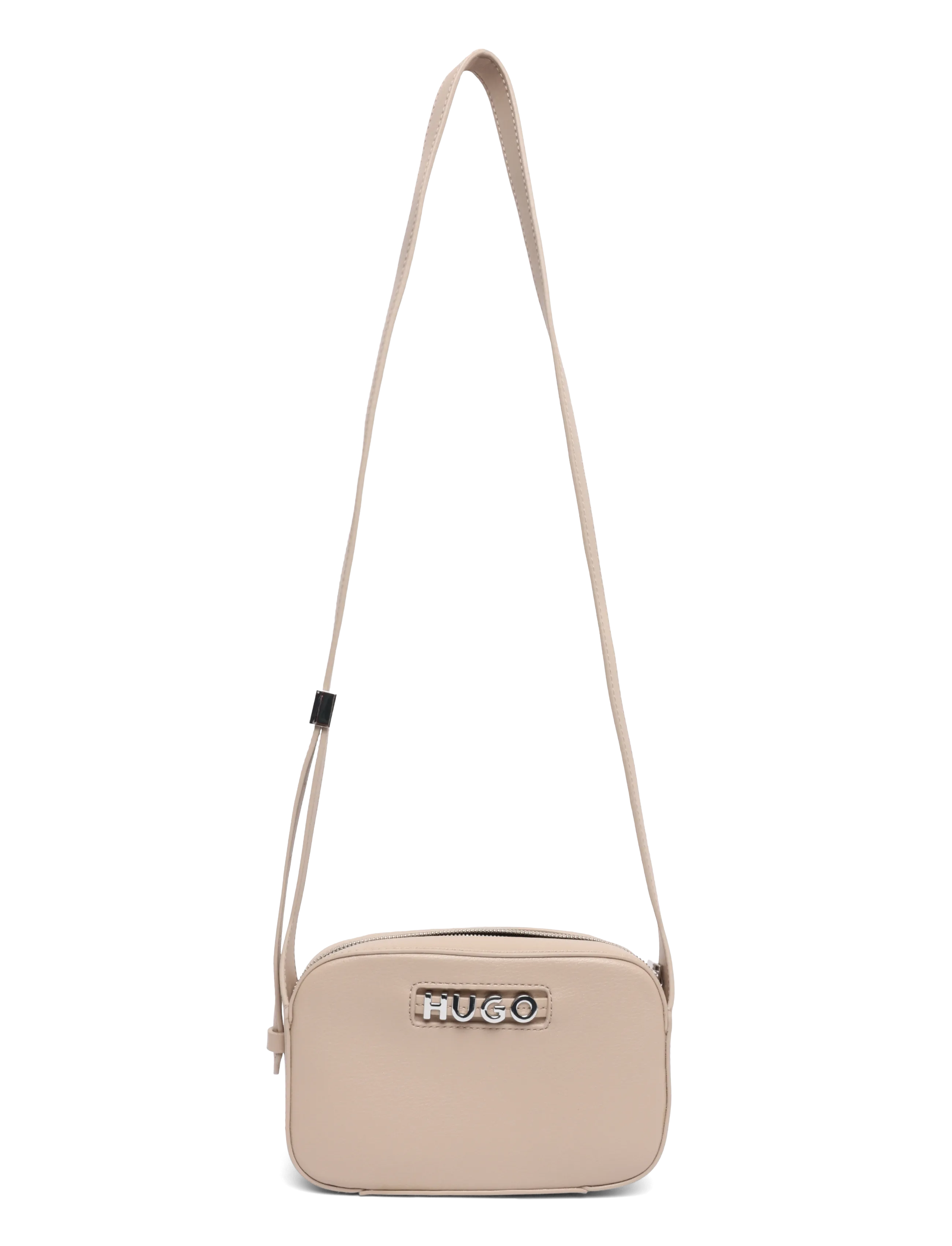 HUGO Mel 2.0 Crossb. Zip - Bags - LIGHT/PASTEL BROWN / beige
