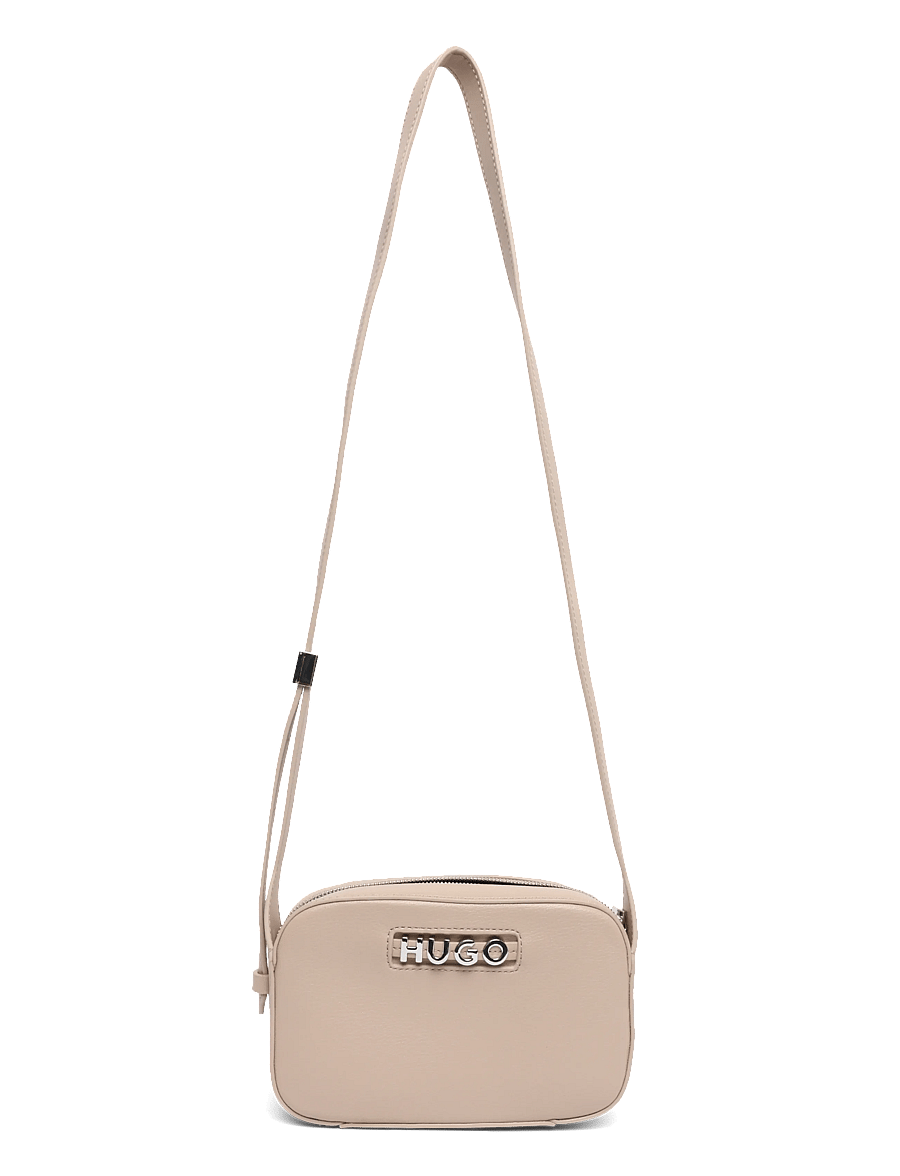 HUGO - Mel 2.0 Crossb. Zip - crossbody bags - light/pastel brown - 0