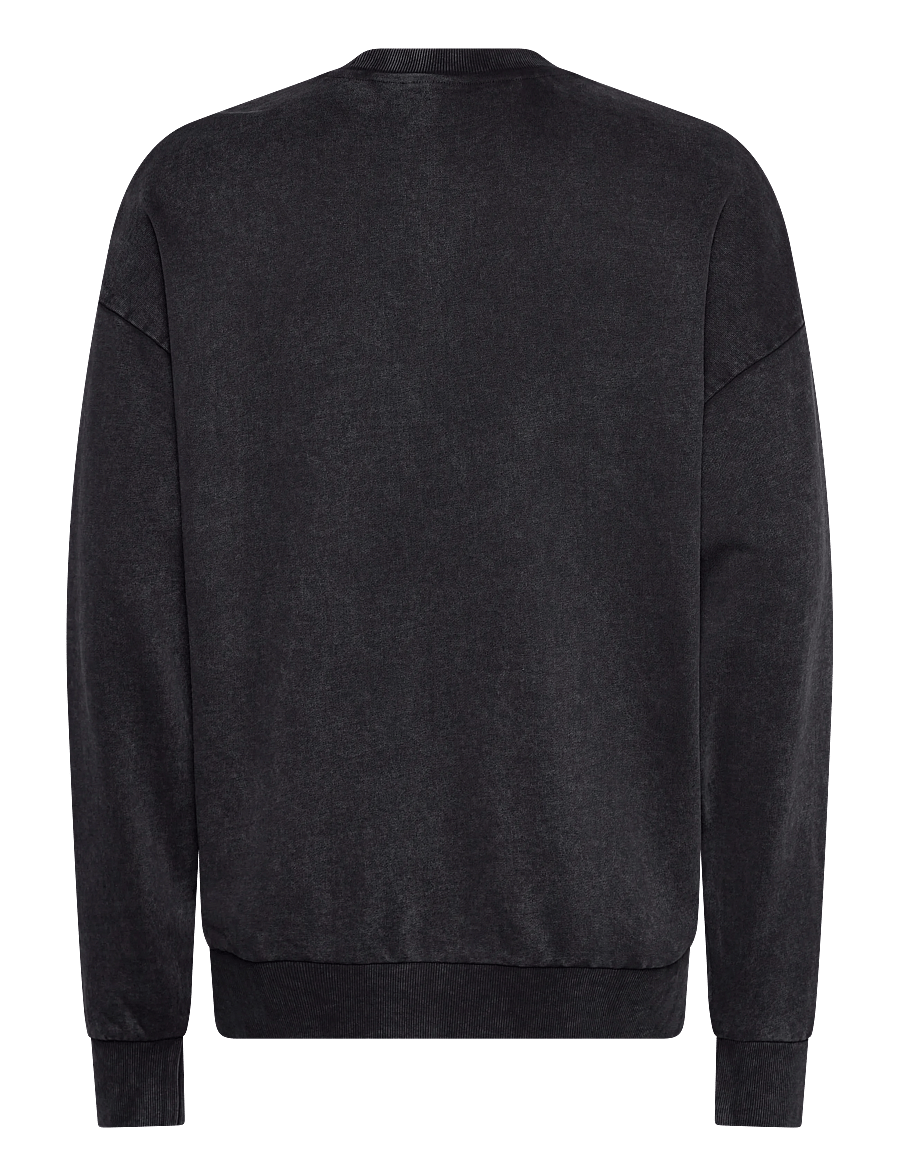 HUGO - CREWNECK WASH_01-RB2 - nach stil kaufen - black - 1