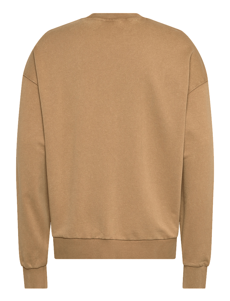 HUGO - CREWNECK WASH_01-RB2 - nach stil kaufen - medium beige - 1