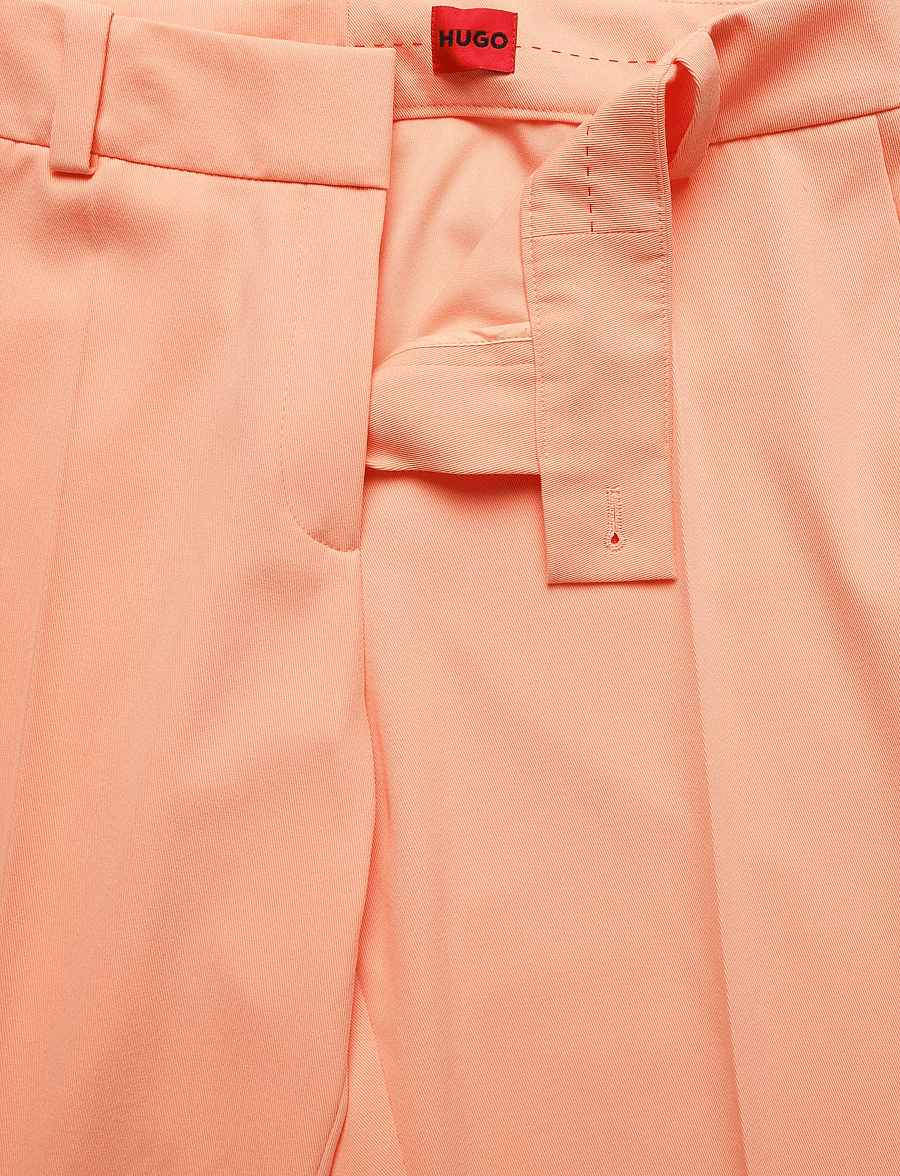 HUGO - Hetana - tailored trousers - bright orange - 2
