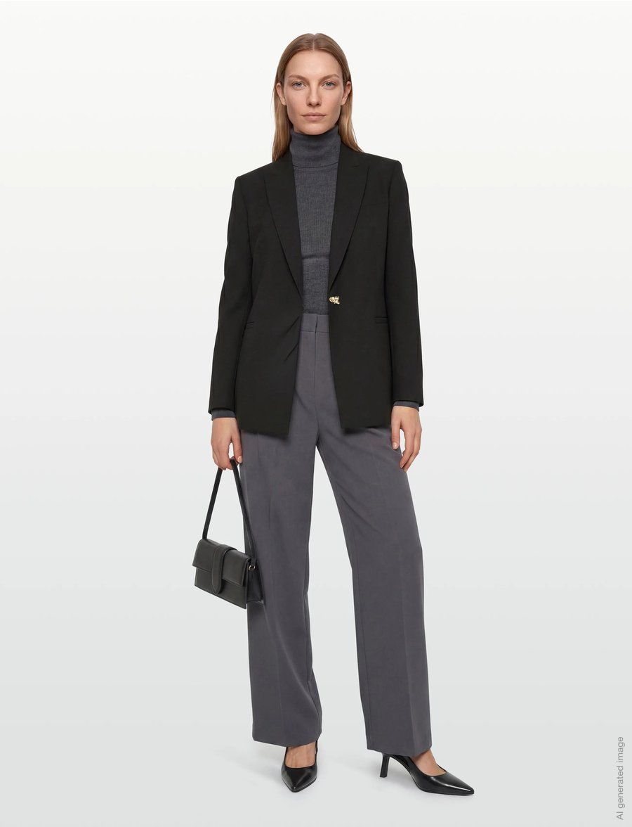 HUGO - Ameane - einreihige blazer - black - 0