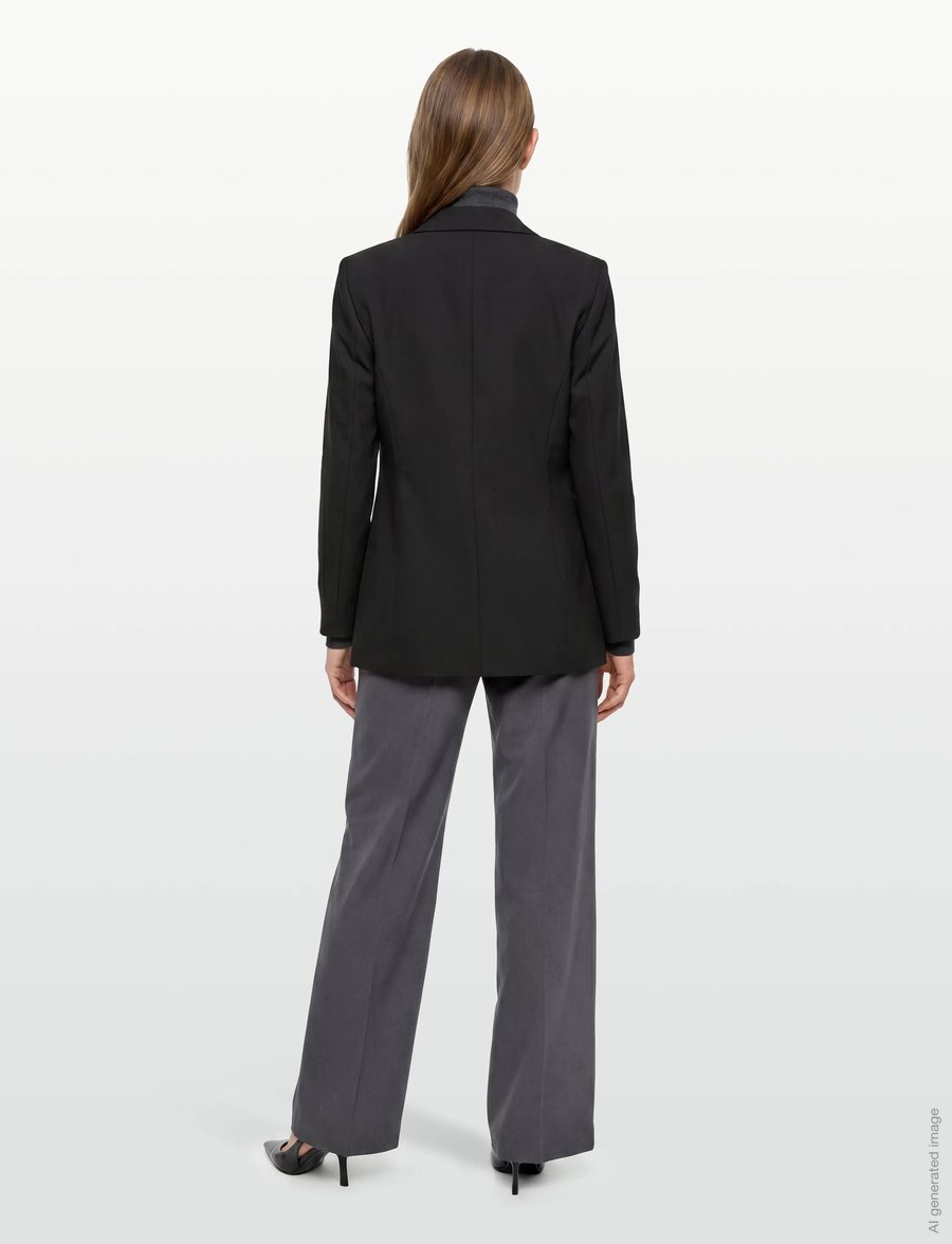 HUGO - Ameane - einreihige blazer - black - 4