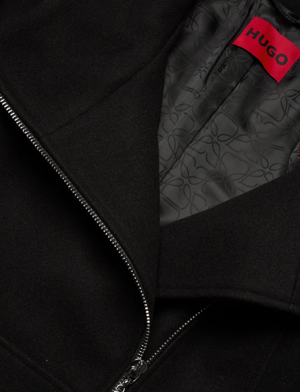 HUGO - Milanne-1 - uldfrakker - black - 3