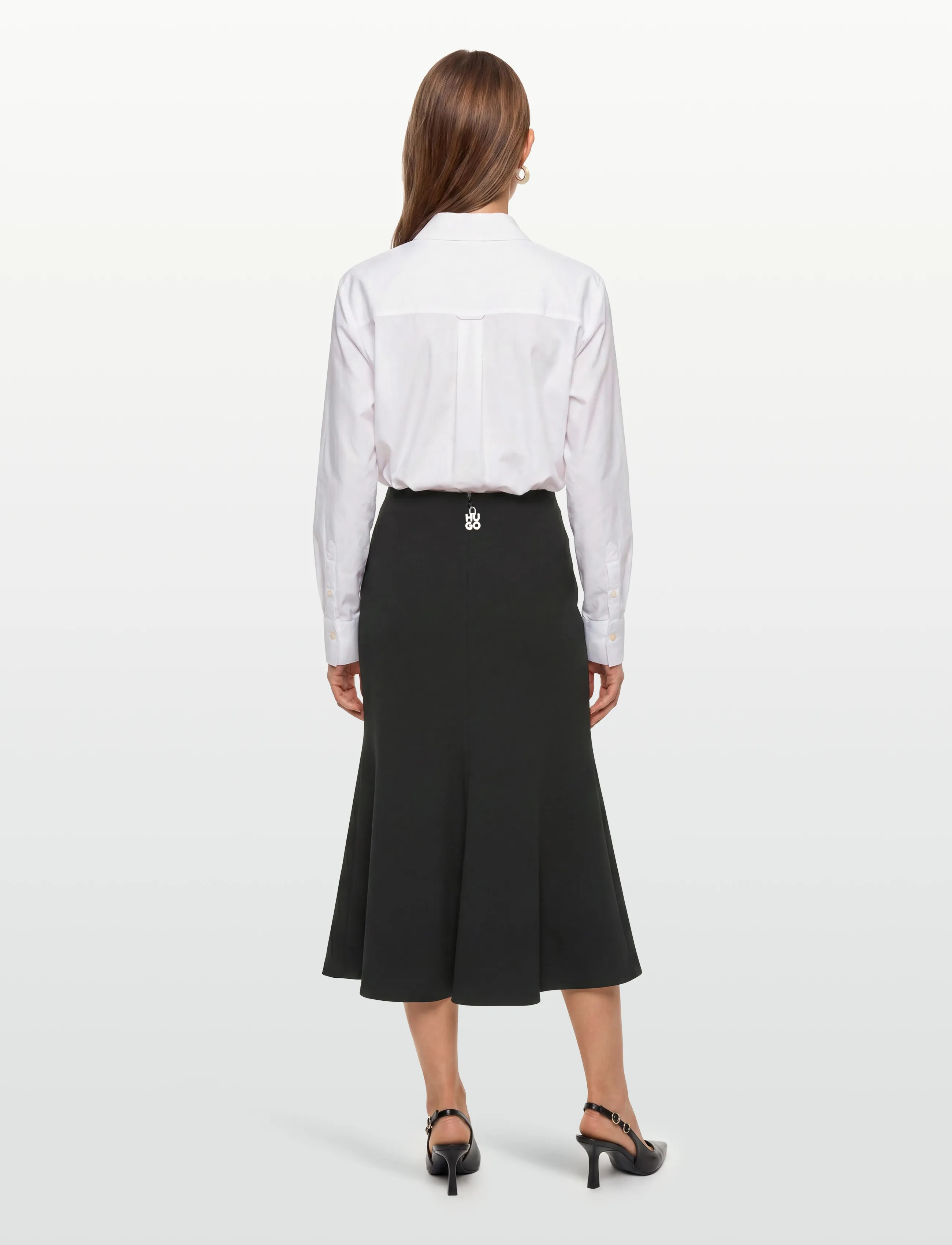 HUGO - Relenda - midi-röcke - black - 4