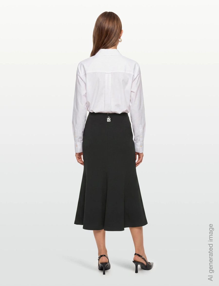 HUGO - Relenda - midi-röcke - black - 4