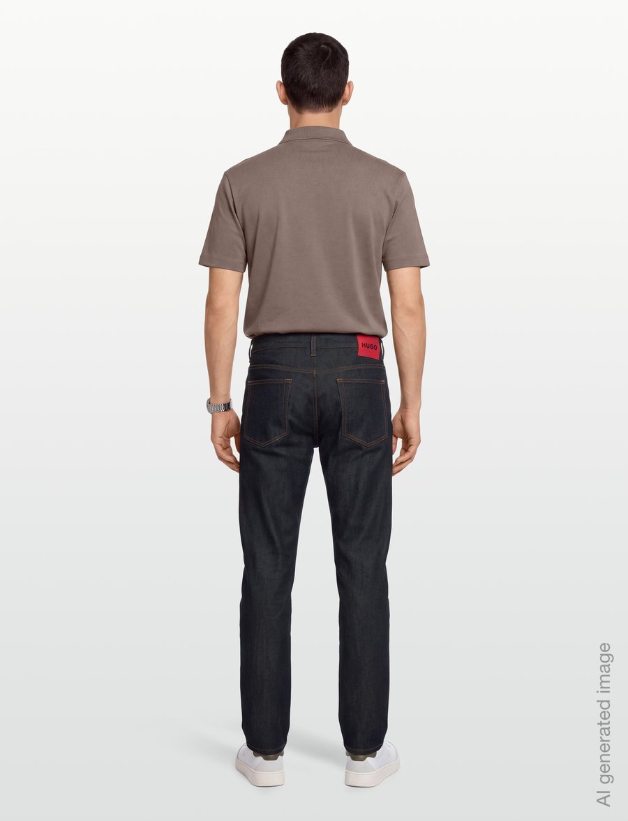 HUGO - HUGO 708 - slim fit jeans - dark blue - 4
