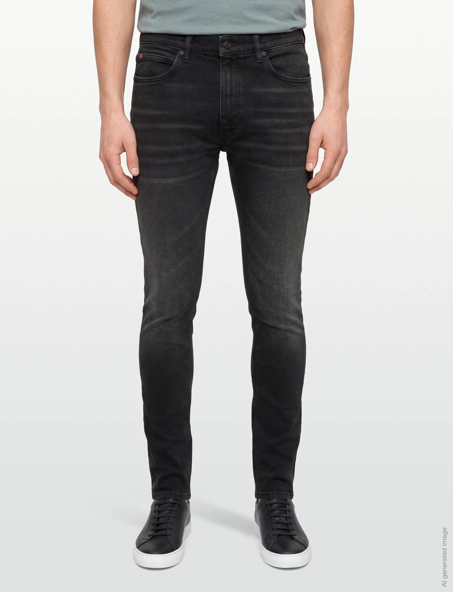 HUGO - HUGO 734 - skinny jeans - black - 3