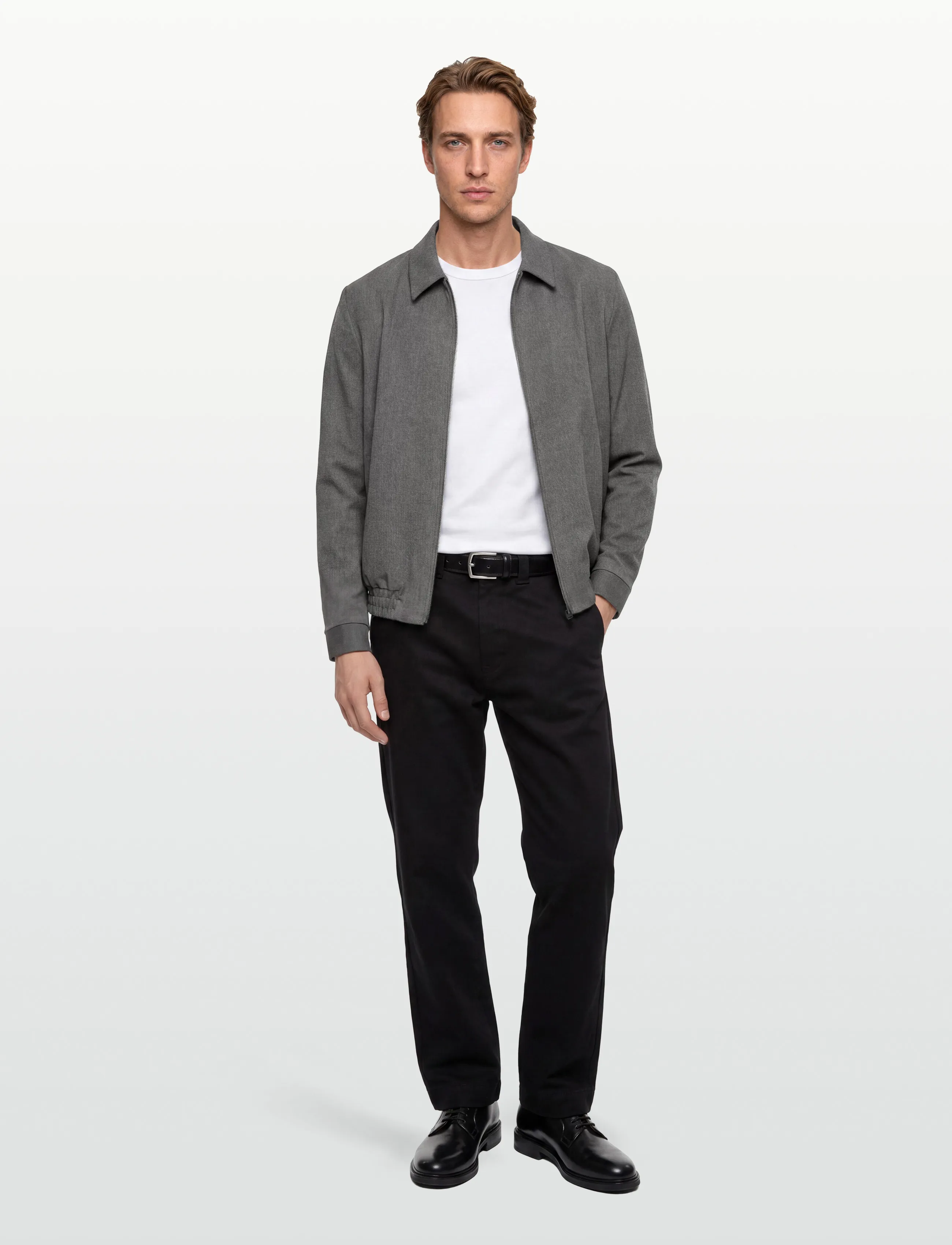 HUGO Hellys241F1X, 50, Grey, Jakker > Bomberjakker, Herre