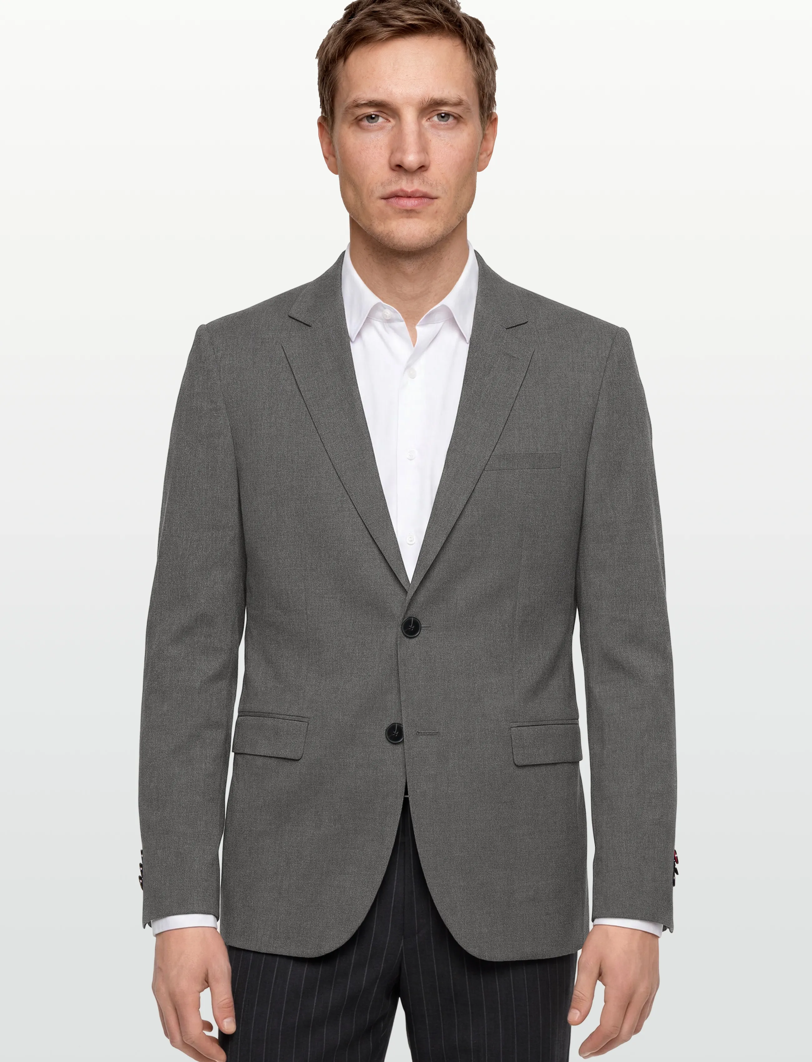 HUGO - Arti253X - Üherealised pintsakud - medium grey - 3