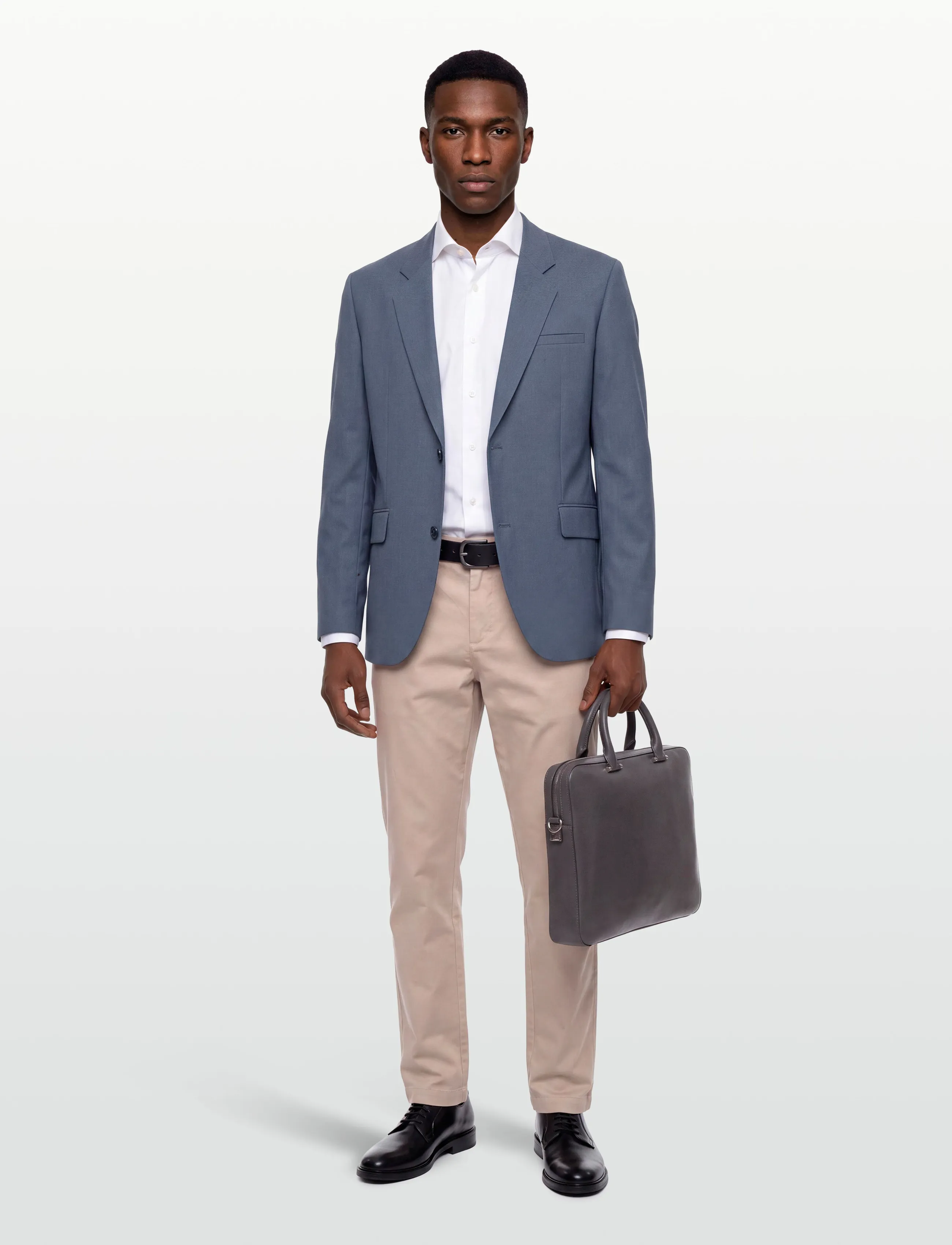 HUGO - Kris231X - single breasted blazers - open blue - 0