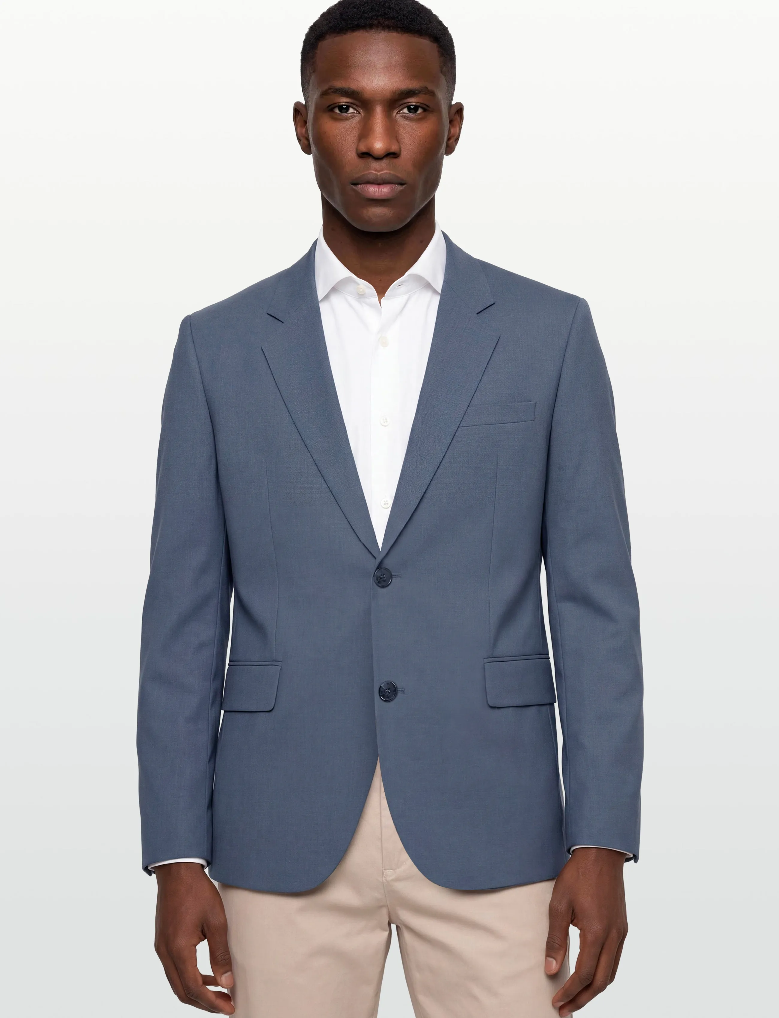 HUGO - Kris231X - single breasted blazers - open blue - 3