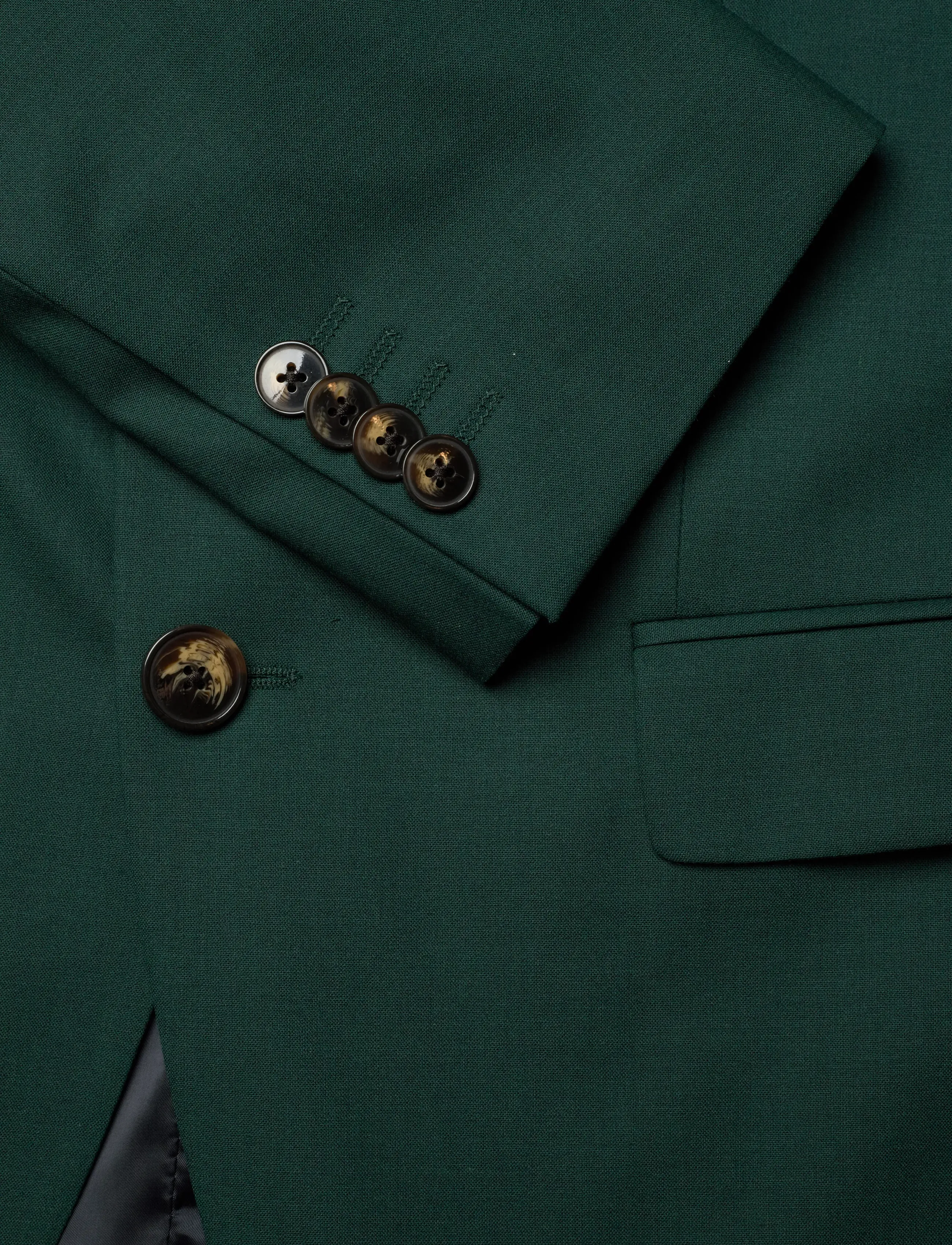 HUGO - Henry/Getlin232X - dobbeltradede jakkesæt - open green - 5
