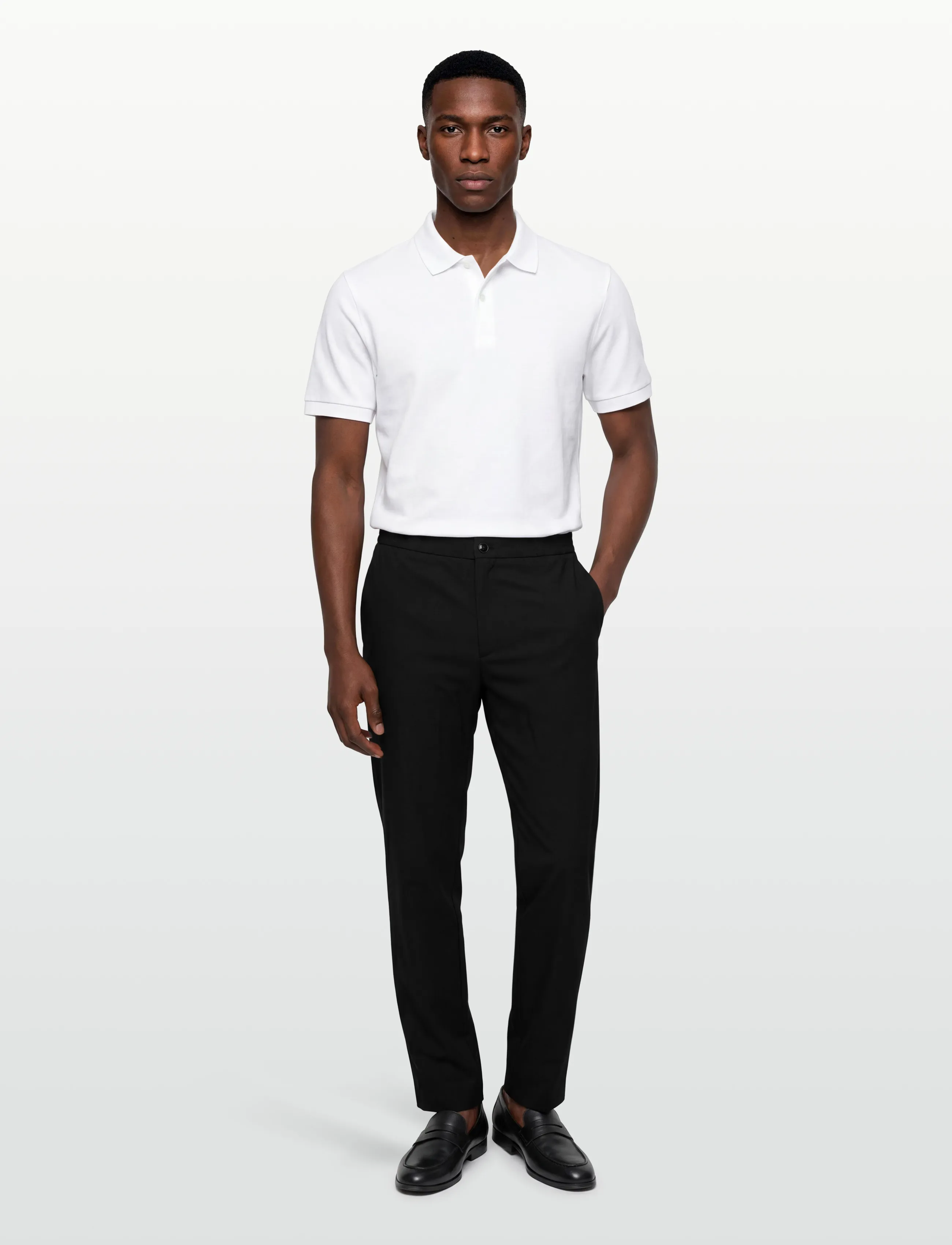 HUGO Gos233F1X, 48, Black, Bukser > Formelle Bukser, Herre