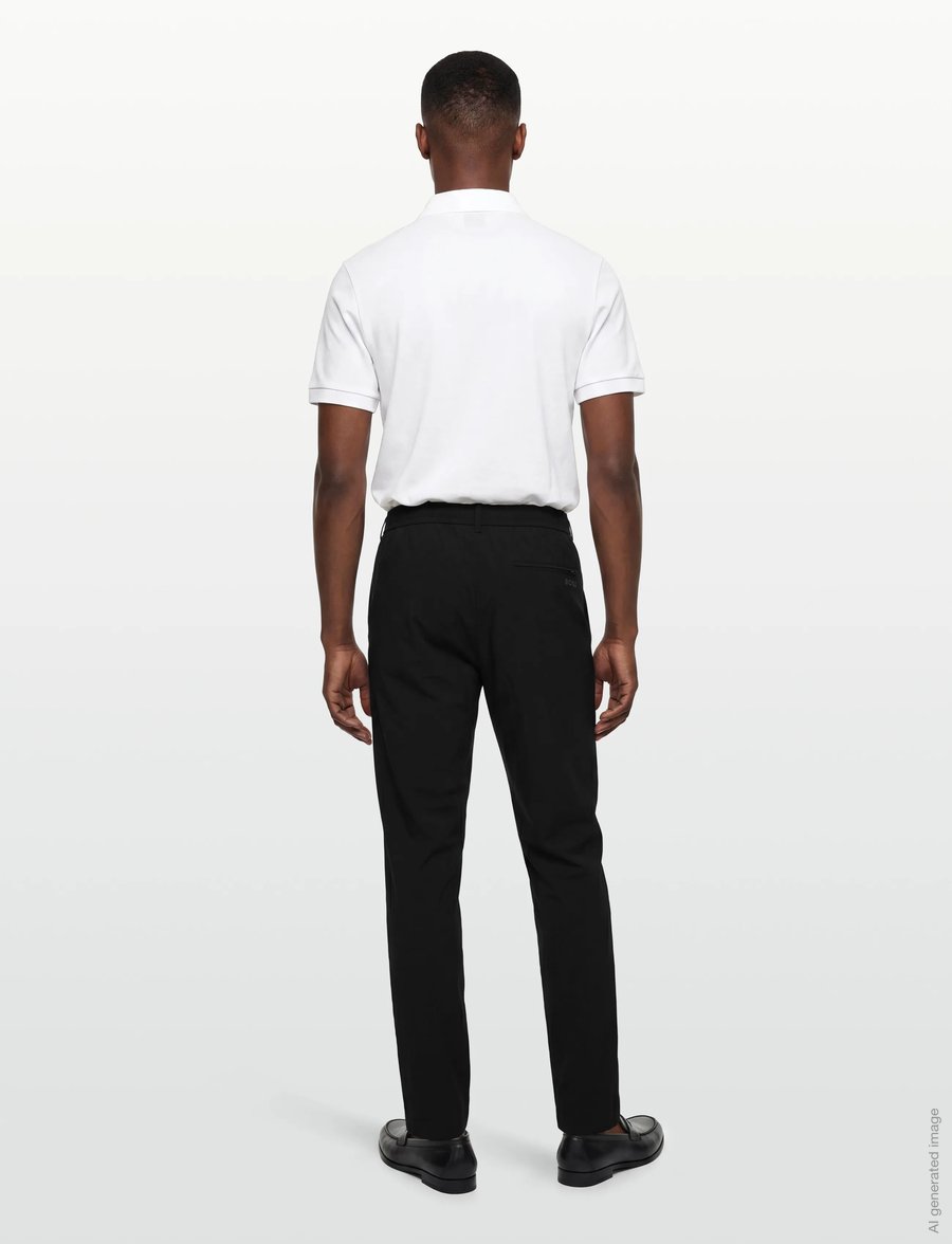 HUGO - Gos233F1X - kostiuminės kelnės - black - 4